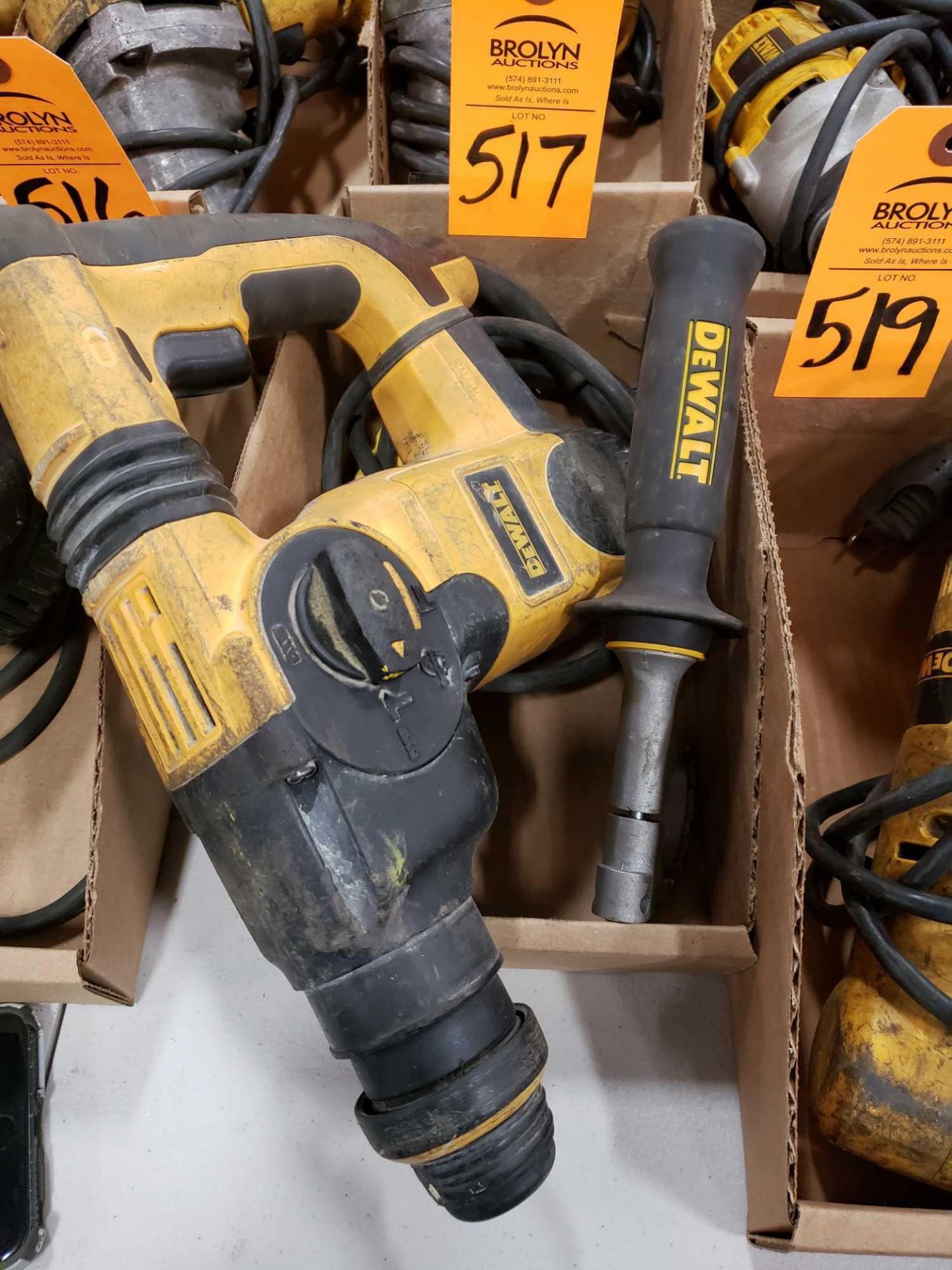 DeWalt L-Shape Three mode SDS rotary hammer drill. Model D25323.