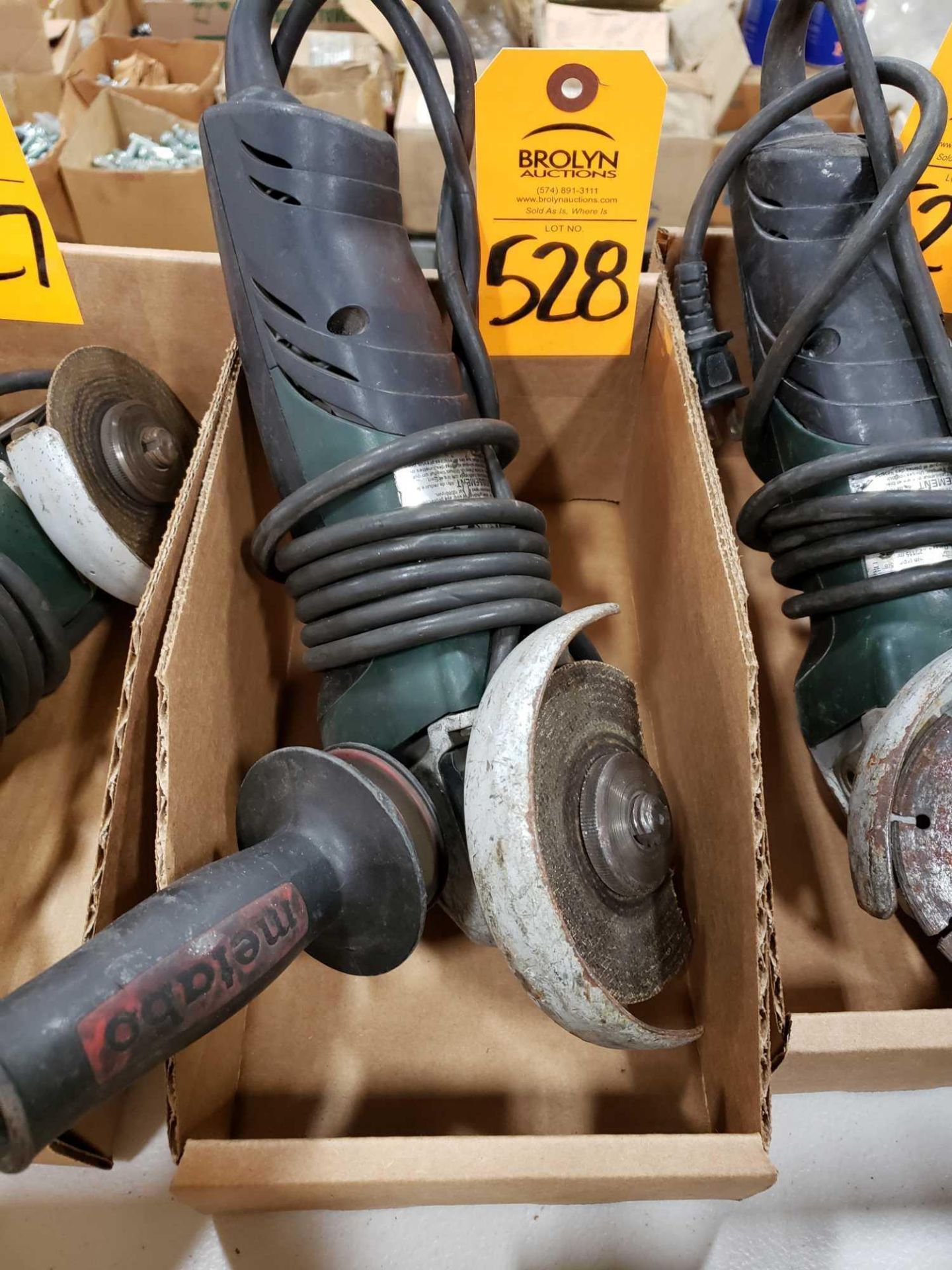 Metabo 4 1/2" angle grinder model W8-115 quick.