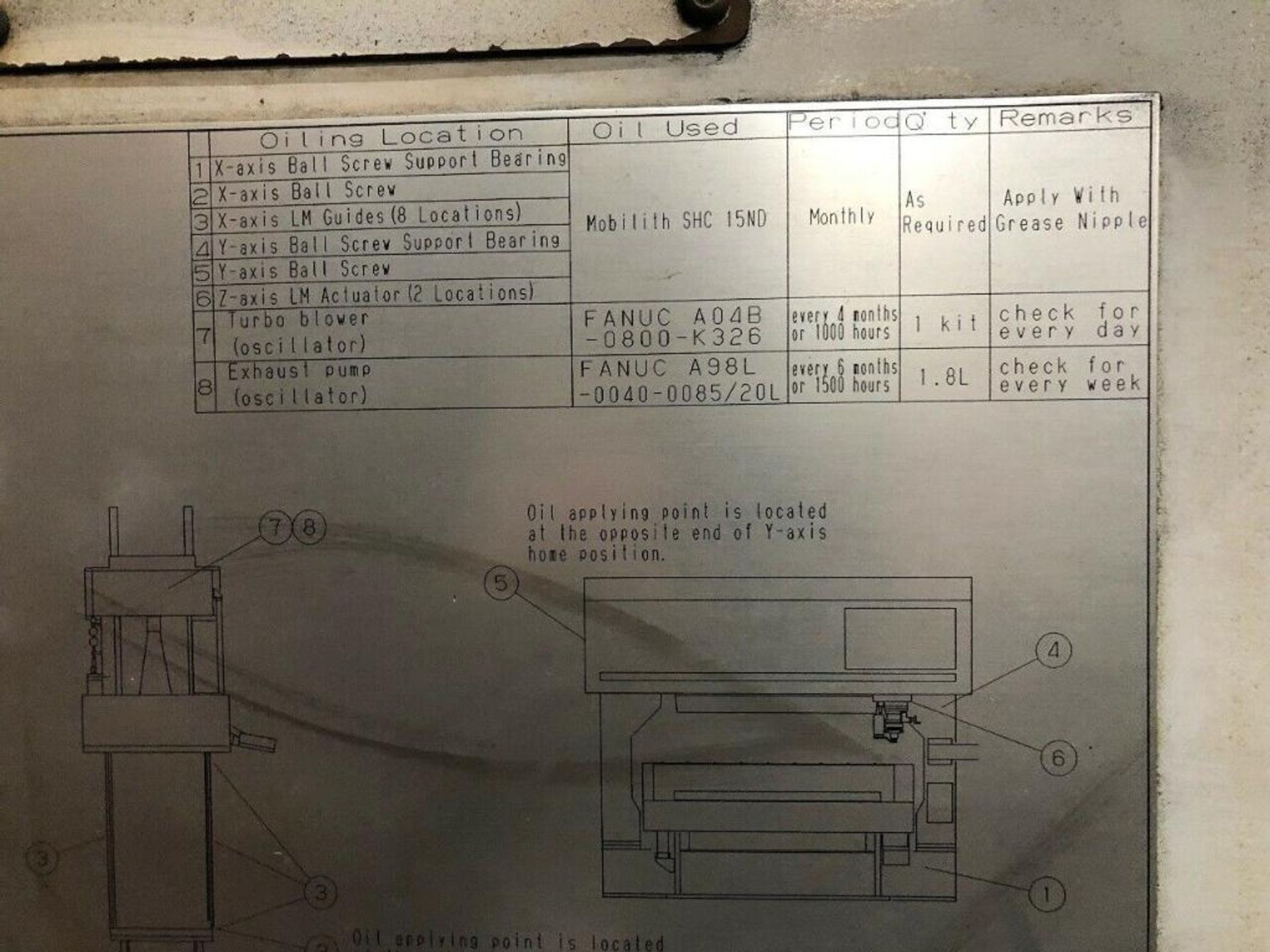 122"x61" NTC Nippei Toyama TLV-510 laser cutting table. Fanuc 16i-L controls. - Image 10 of 12