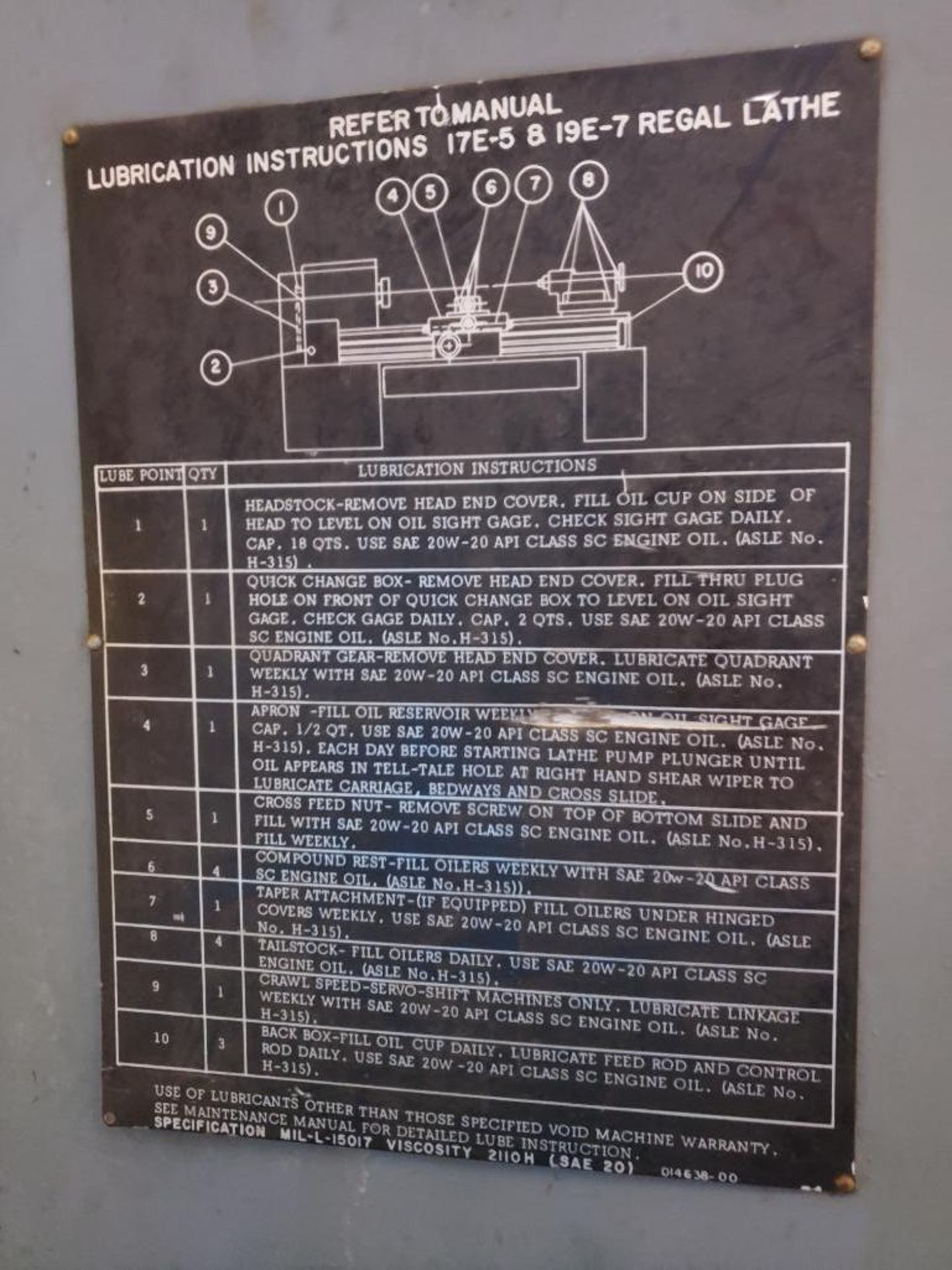 Leblond 15" lathe. Appears to be 96", measured from chuck face to end of bed. - Image 2 of 6