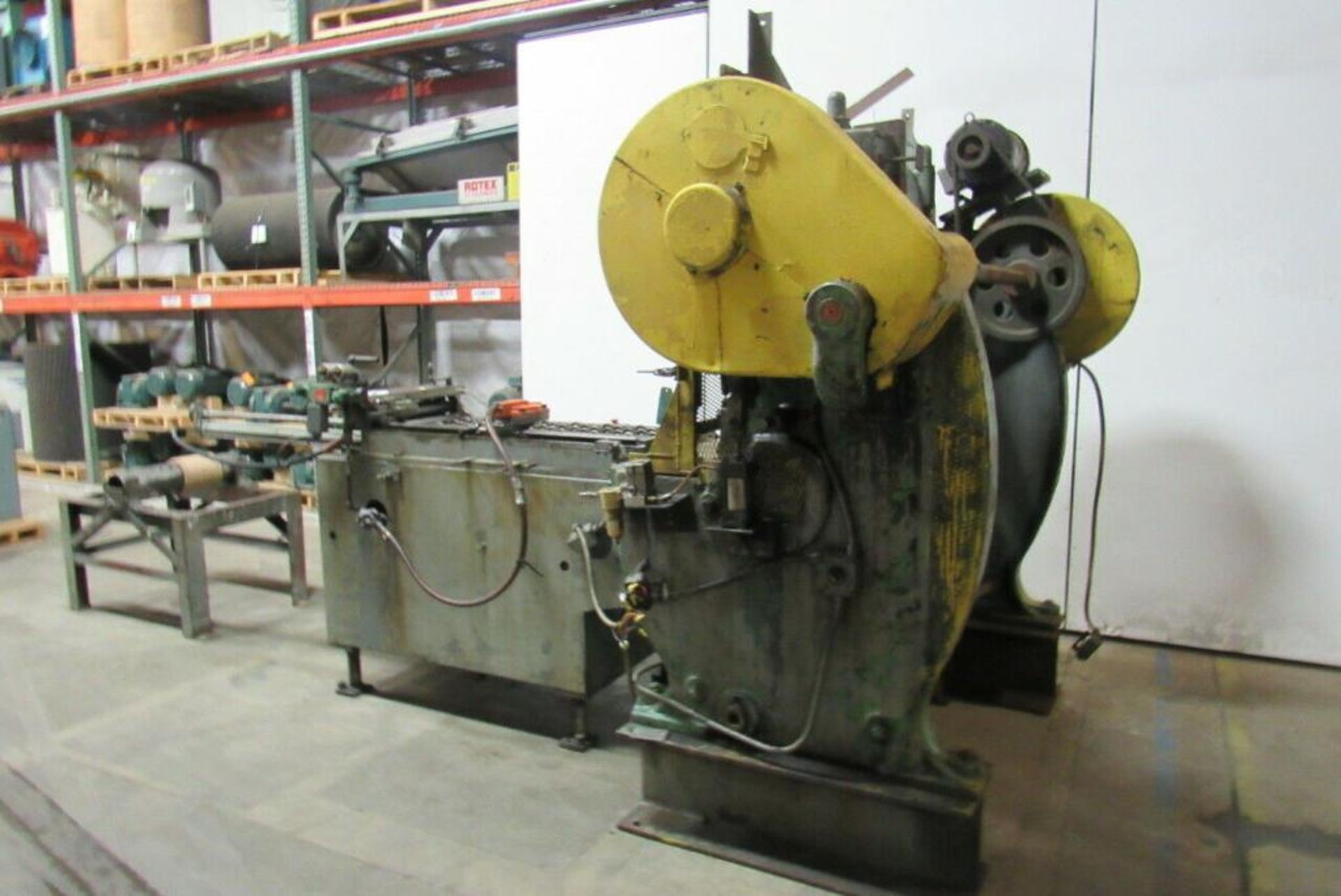 48" x 1/8" Morgan Rushworth automatic power feed cut to length line shear. - Image 2 of 11