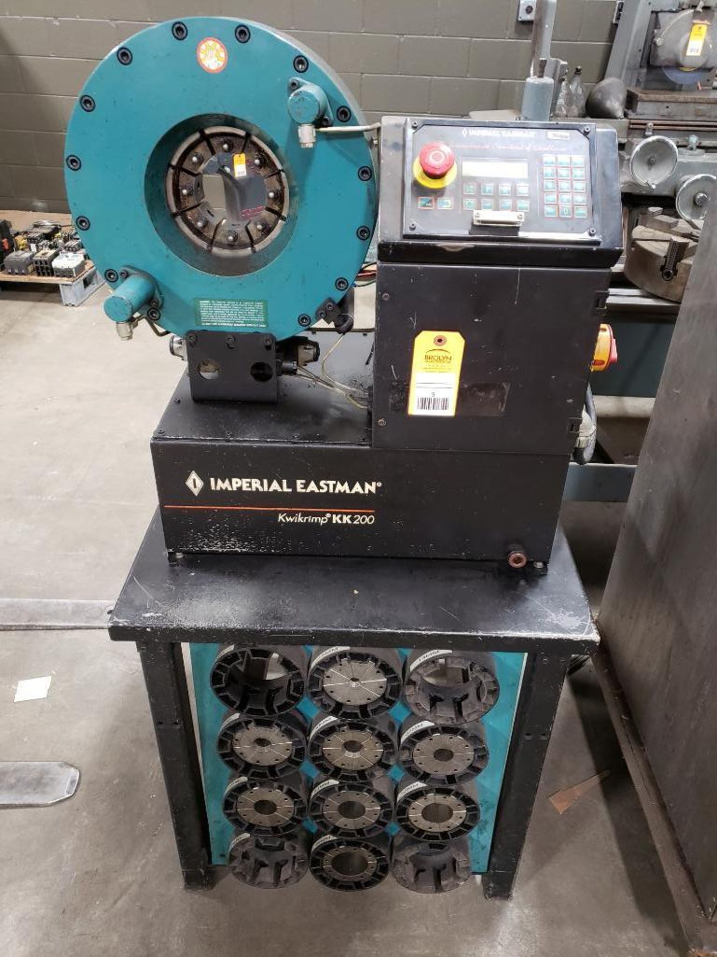 Imperial Eastman Kwikrimp KK200 Power crimping machine. Includes dies as pictured.