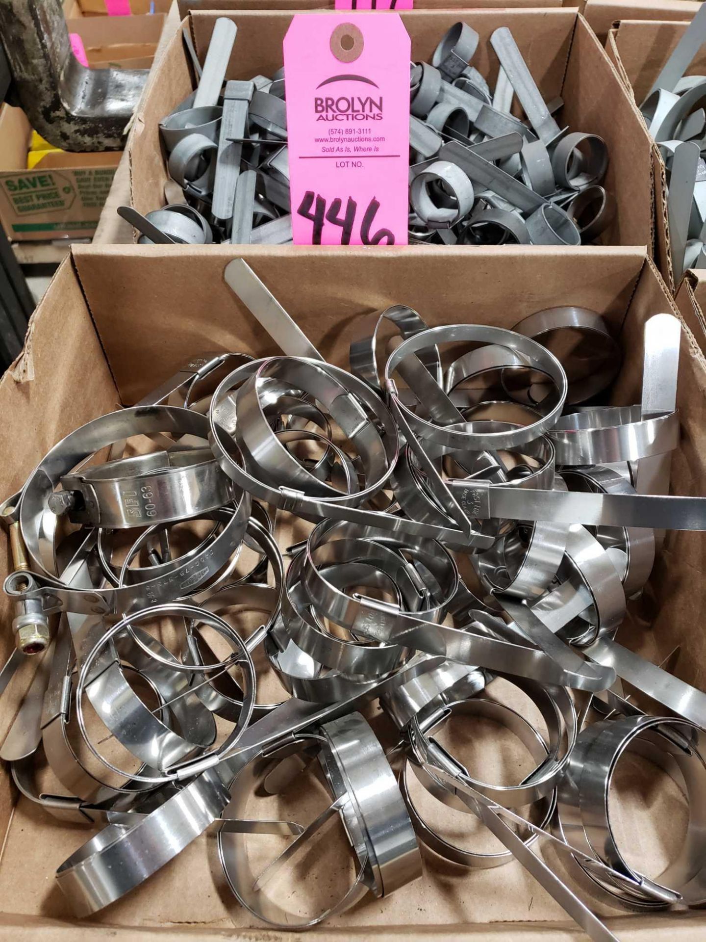 Large qty of assorted Fastlok clamps. New as pictured.