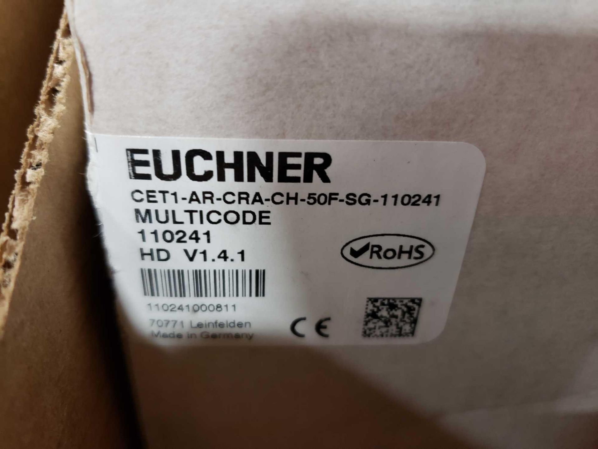 Euchner model CET1-AR-CRA-CH-50F-SG-110241. New in box. - Image 3 of 4