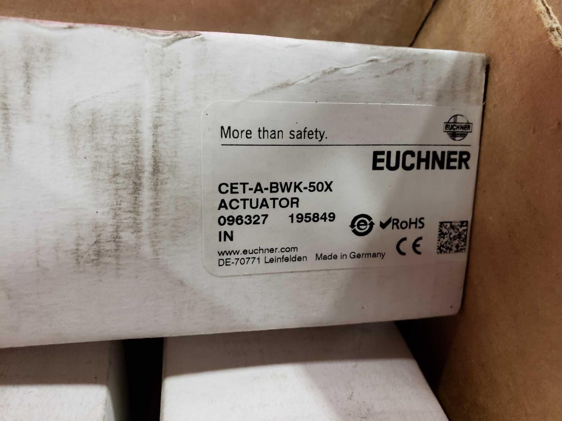 Qty 5 - Euchner electrical, catalog (4) NP1-648AB-M and (1) CET-A-BWK-50K. New in box. - Image 3 of 3