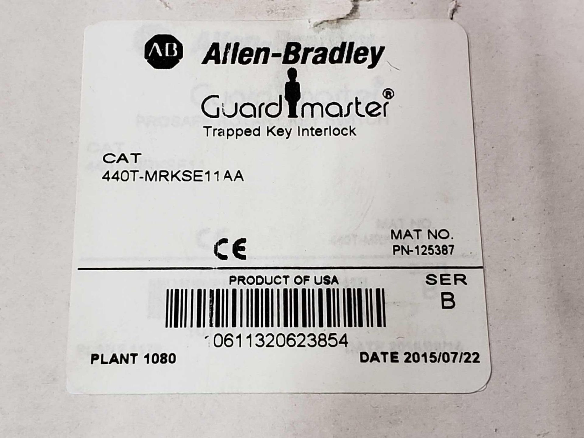 Allen Bradley Guardmaster catalog 440T-MRKSE11AA. New in box. - Image 2 of 2