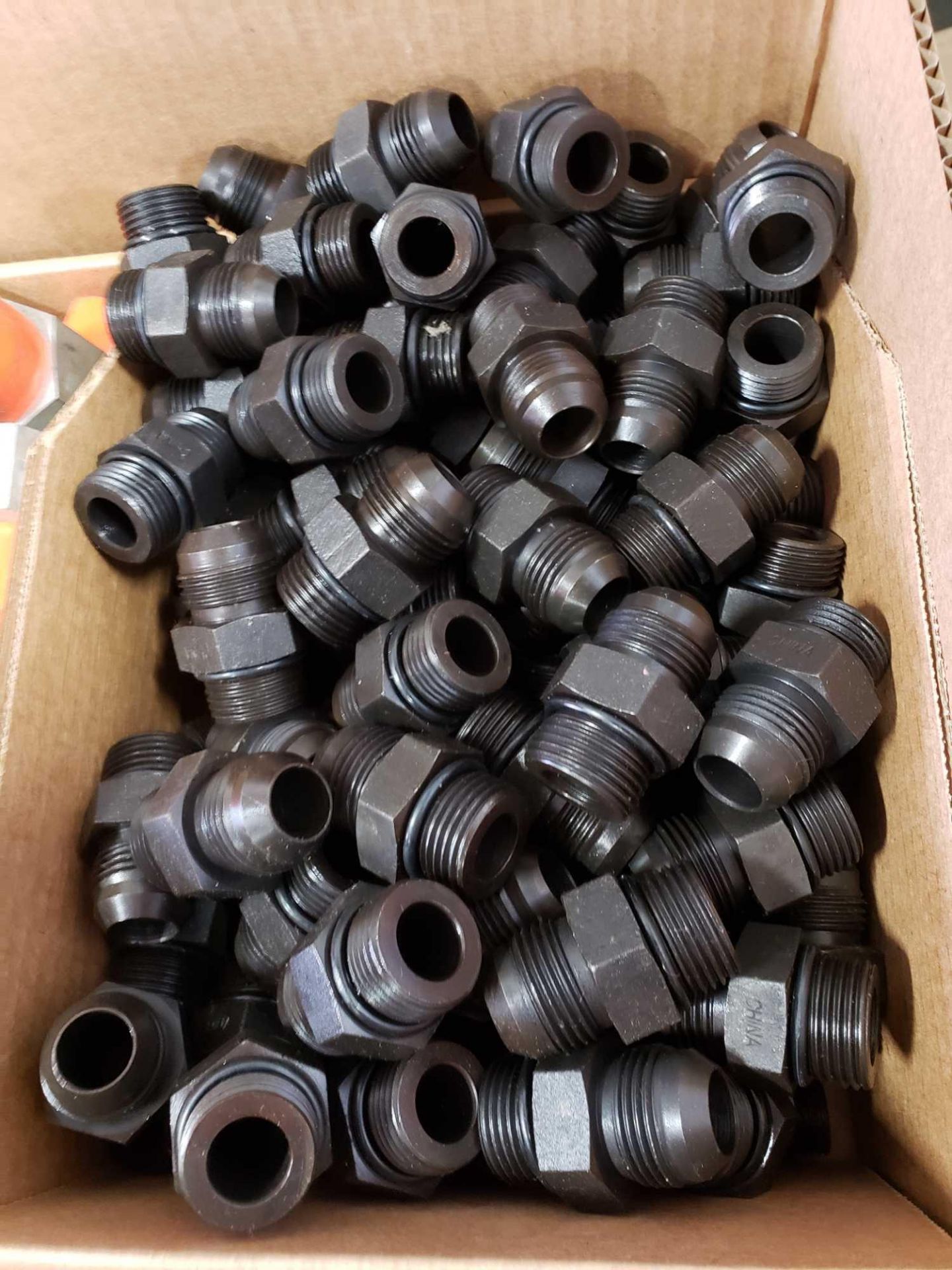 Lot of assorted hydraulic fittings. New as pictured. - Image 2 of 3