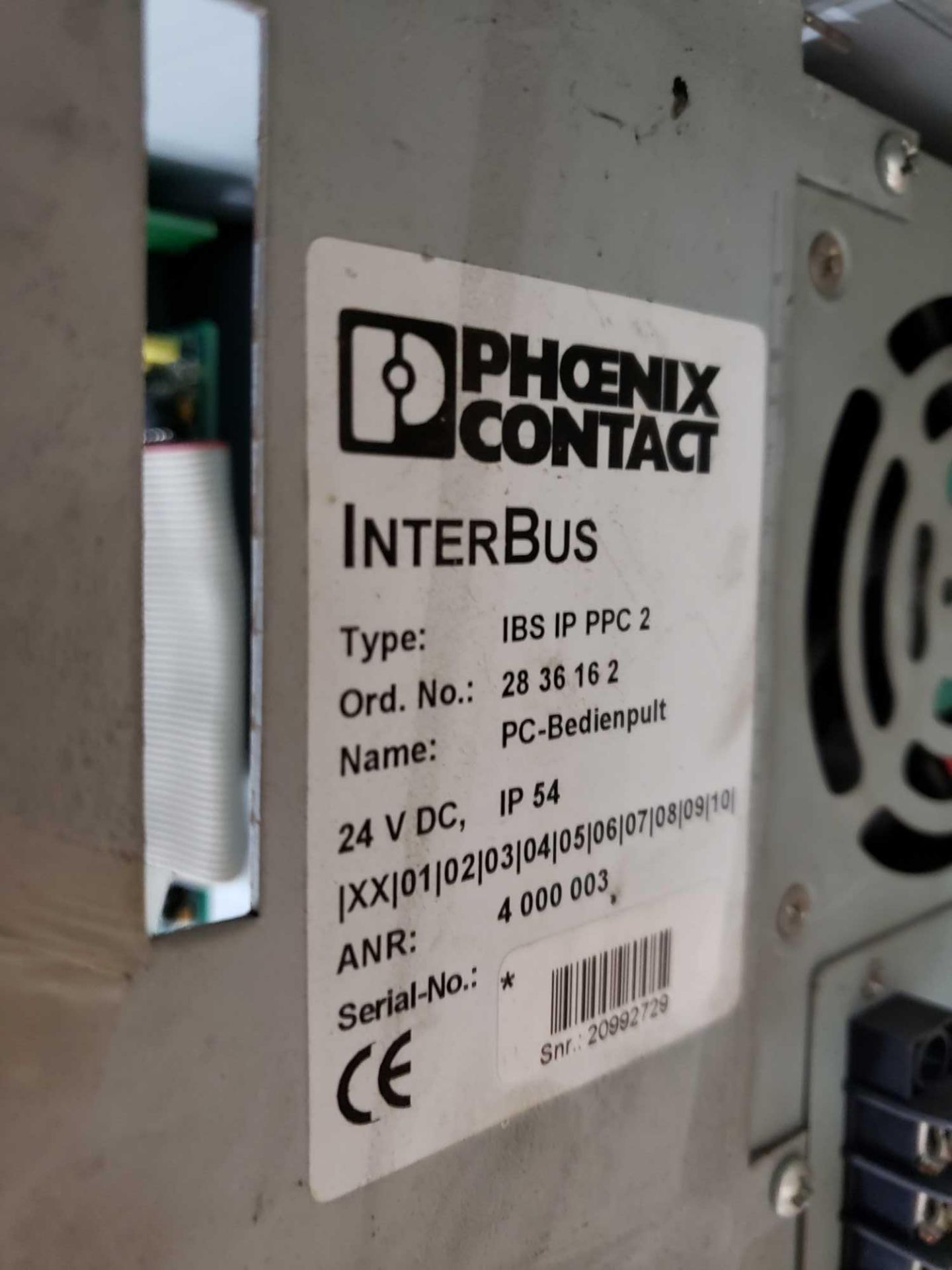 Phoenix Contact Interbus Operator inteface Type IBS-IP-PPC-2. - Image 4 of 4