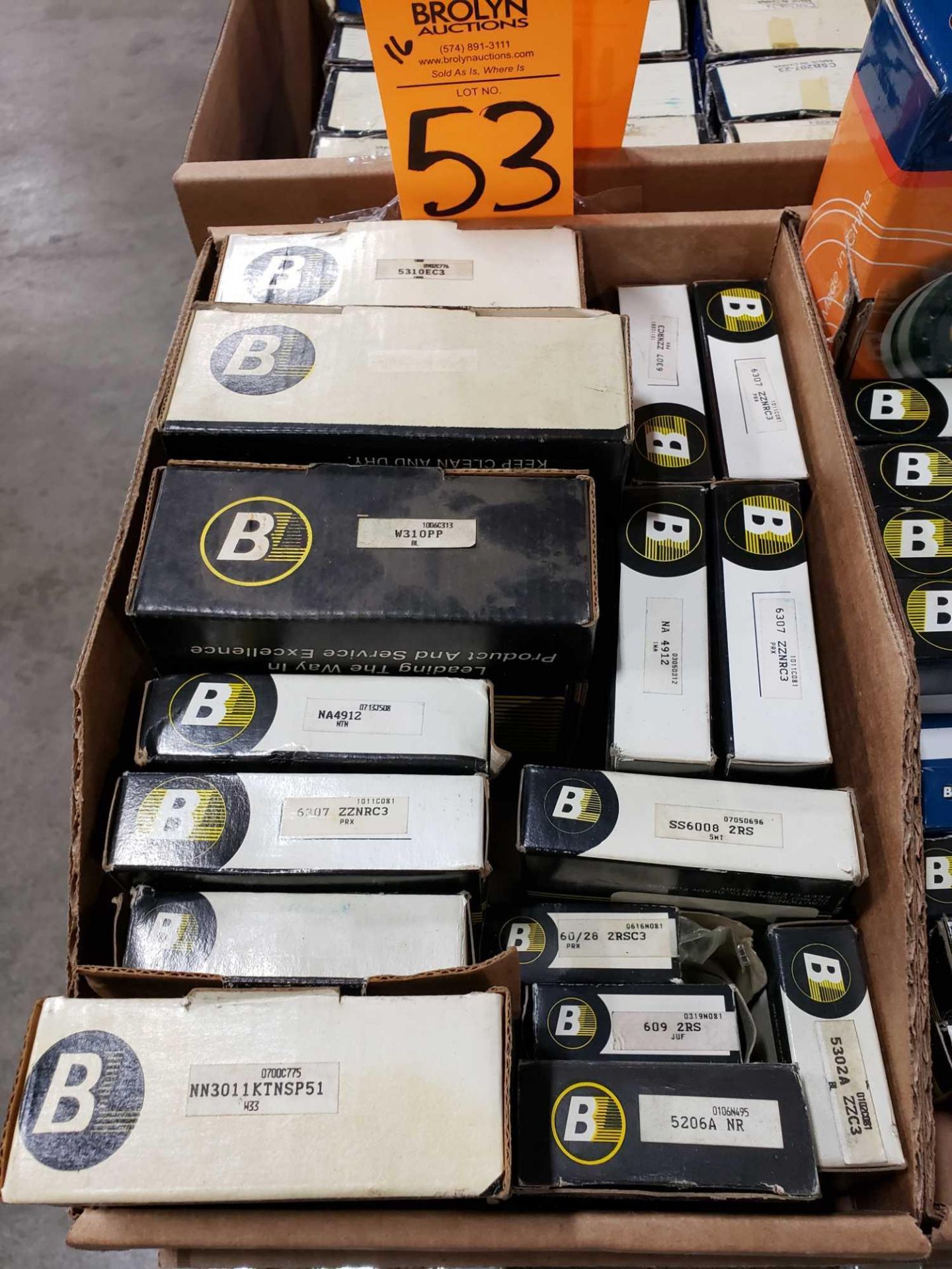 Qty 16 - Assorted BL bearings. New in box.