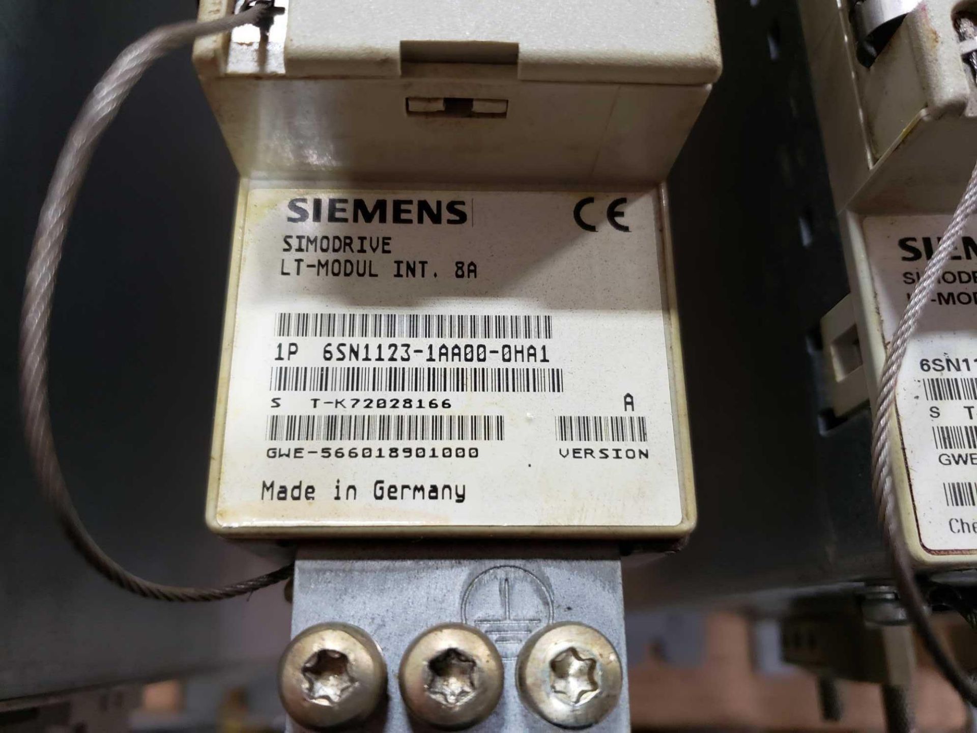 Siemens Simodrive LT-Modul Int. model 6SN1123-1AA00-0HA1. - Image 2 of 2