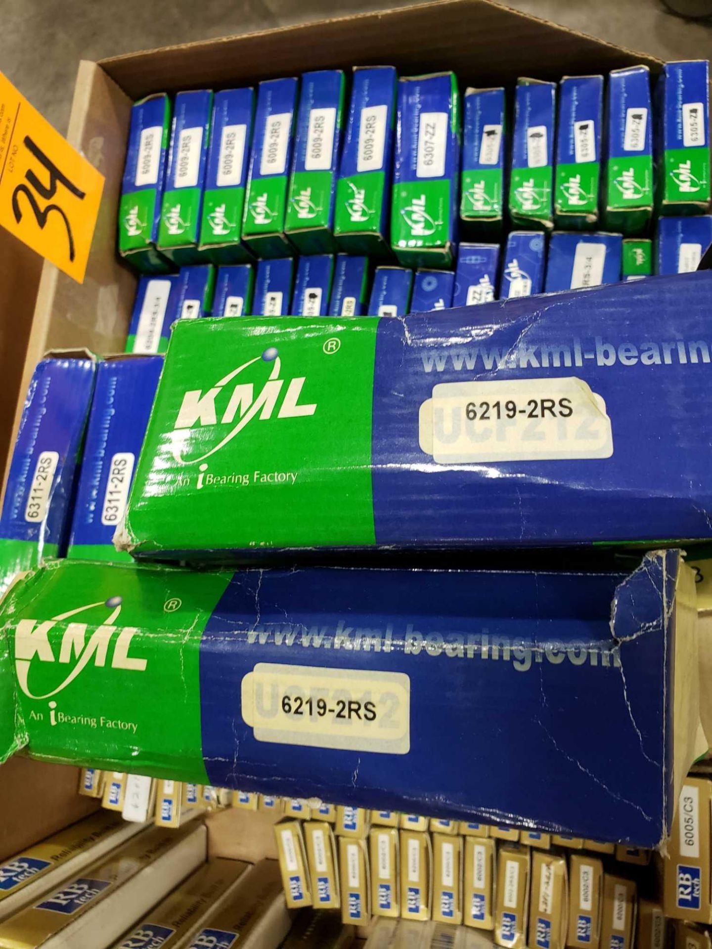 Qty 36 - Assorted KML bearings. New as pictured. - Image 3 of 5