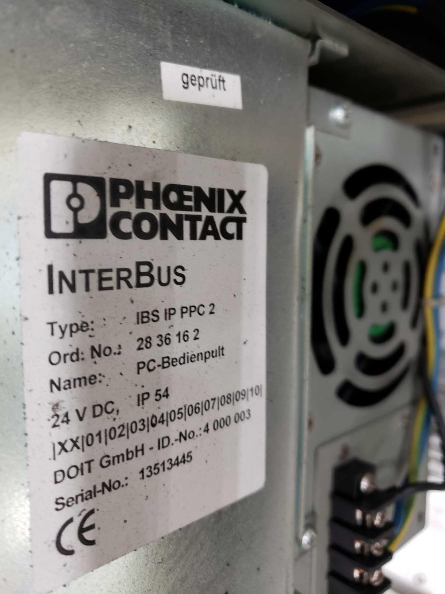 Phoenix Contact Interbus Operator inteface Type IBS-IP-PPC-2. - Image 4 of 4