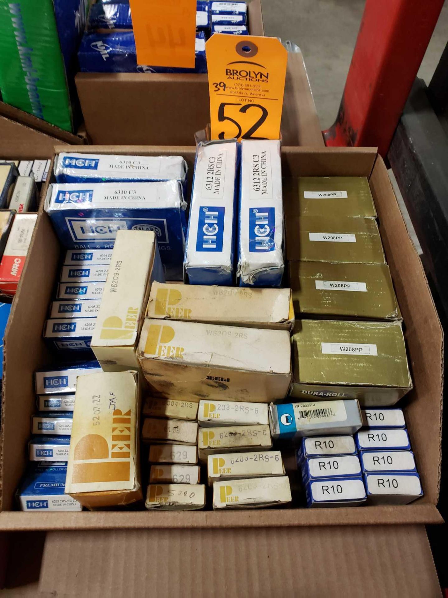 Qty 39 - Assorted bearings. New in box.