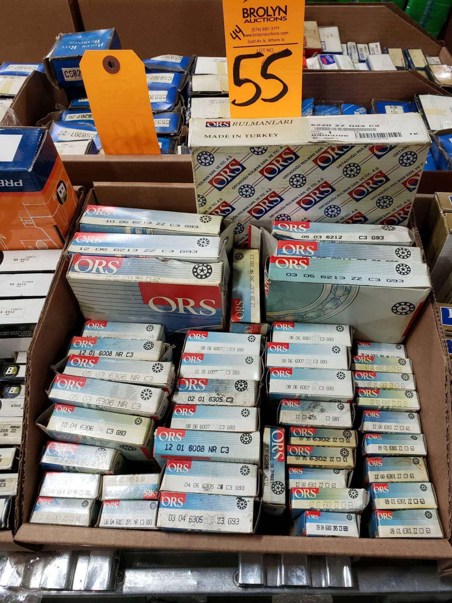Qty 44 - Assorted ORS bearings. New in box.