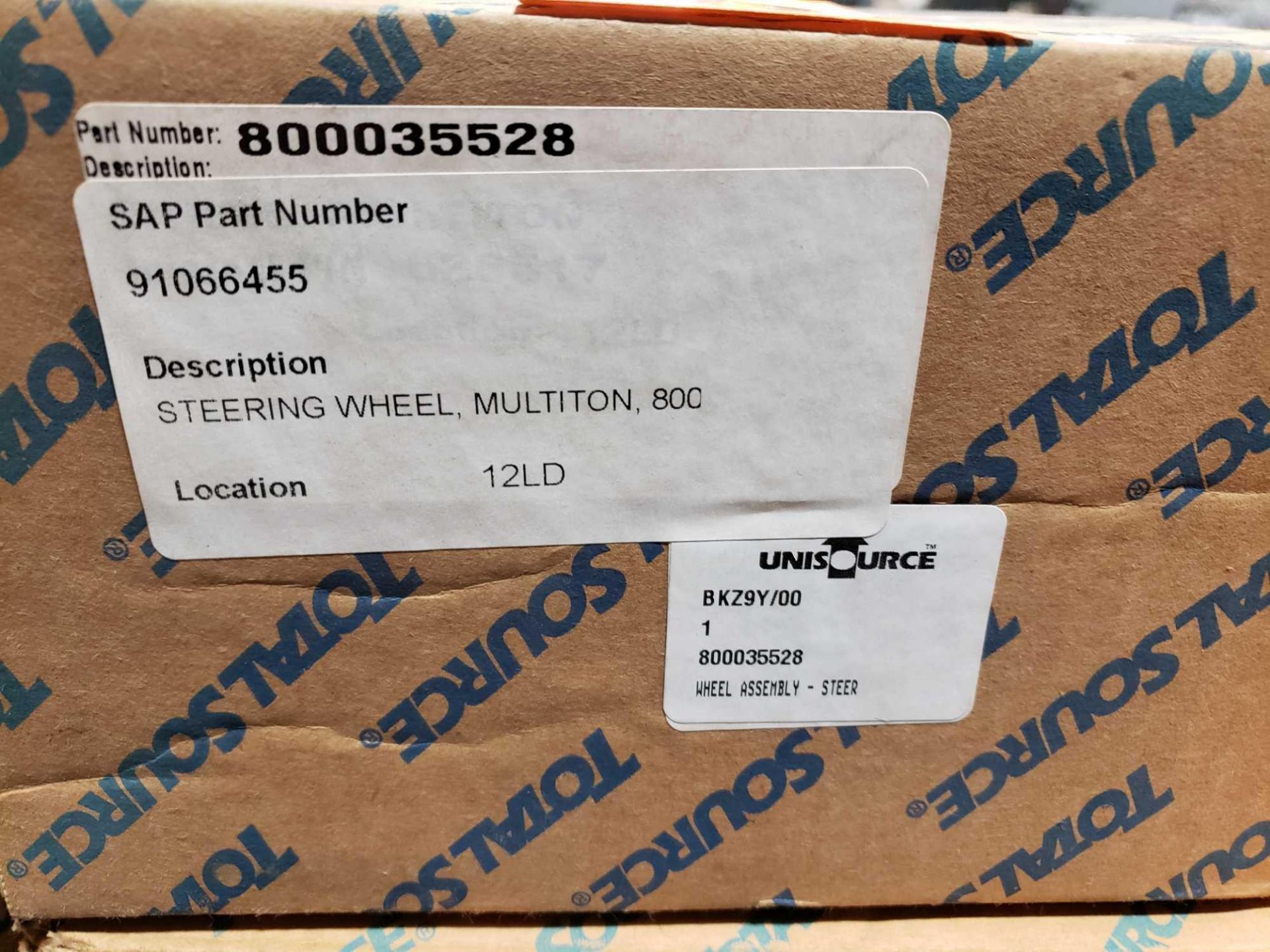 Qty 2 - 800035528 Multiton steering wheel. New in box. - Image 2 of 2