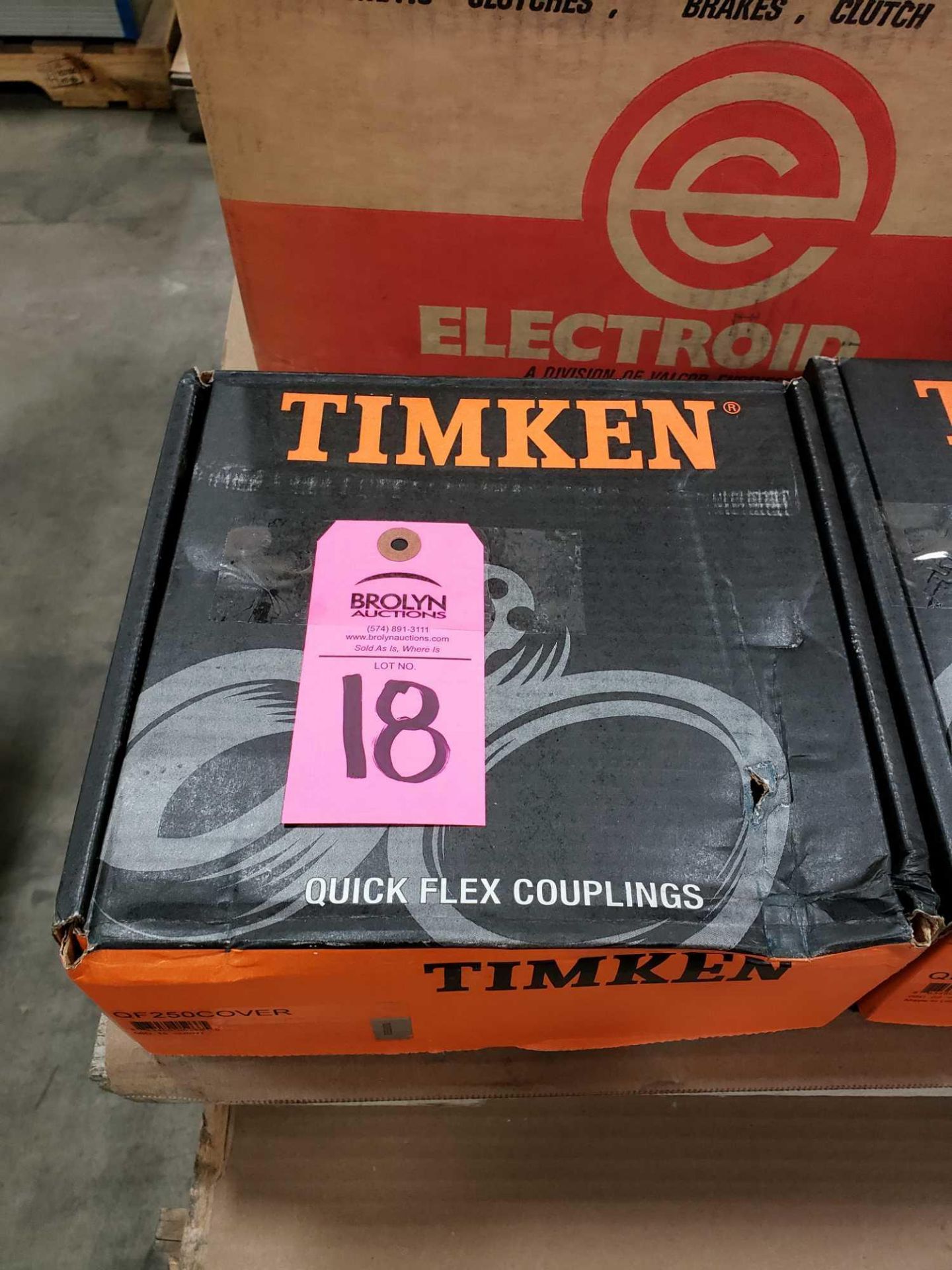 Timken coupling part number QF250COVER. New in box.