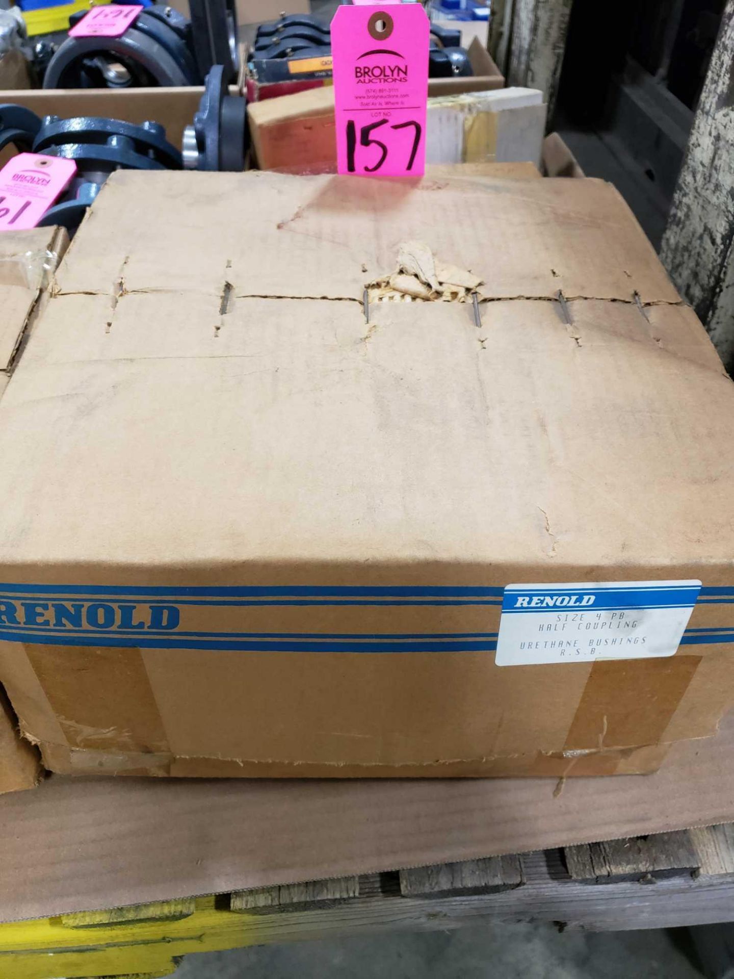 Renold half coupling size 4 PB urethane bushing. New in box.