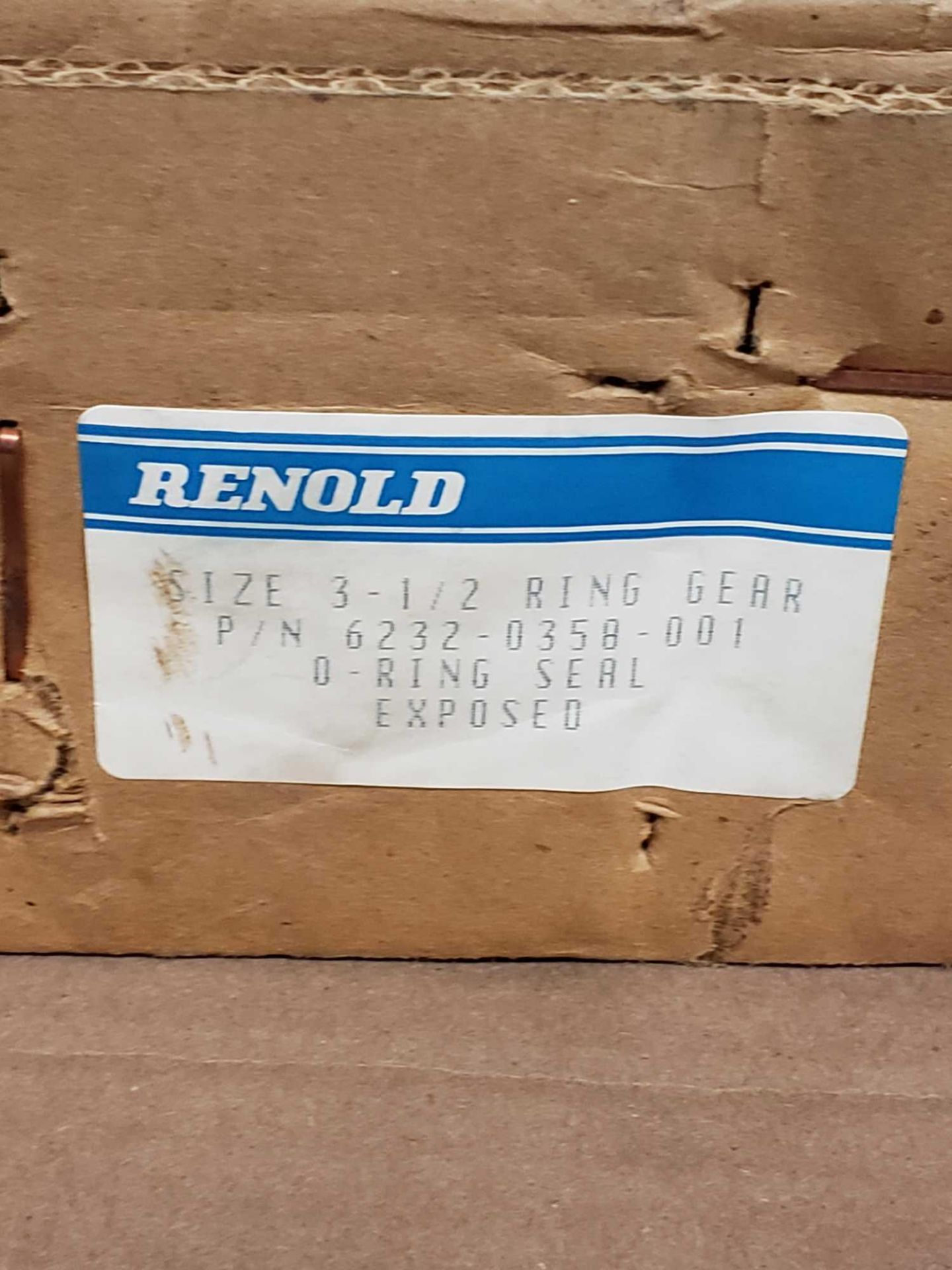 Renold ring gear model ZE 3 1/2. Part number 6232-0358-001. New. - Image 2 of 2