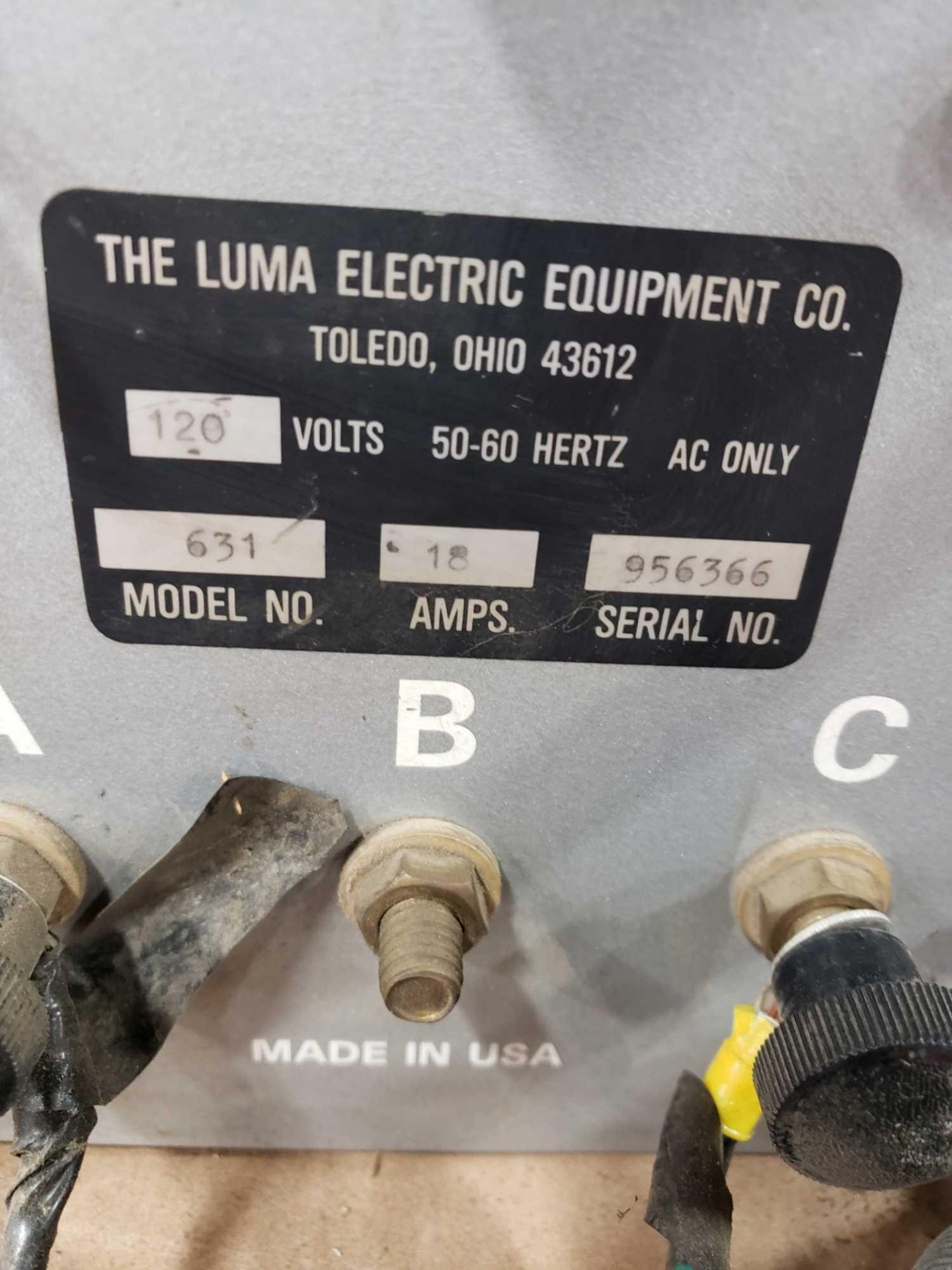 Luma Electric model 631 Soldering Tool. 120v single phase. - Image 2 of 3