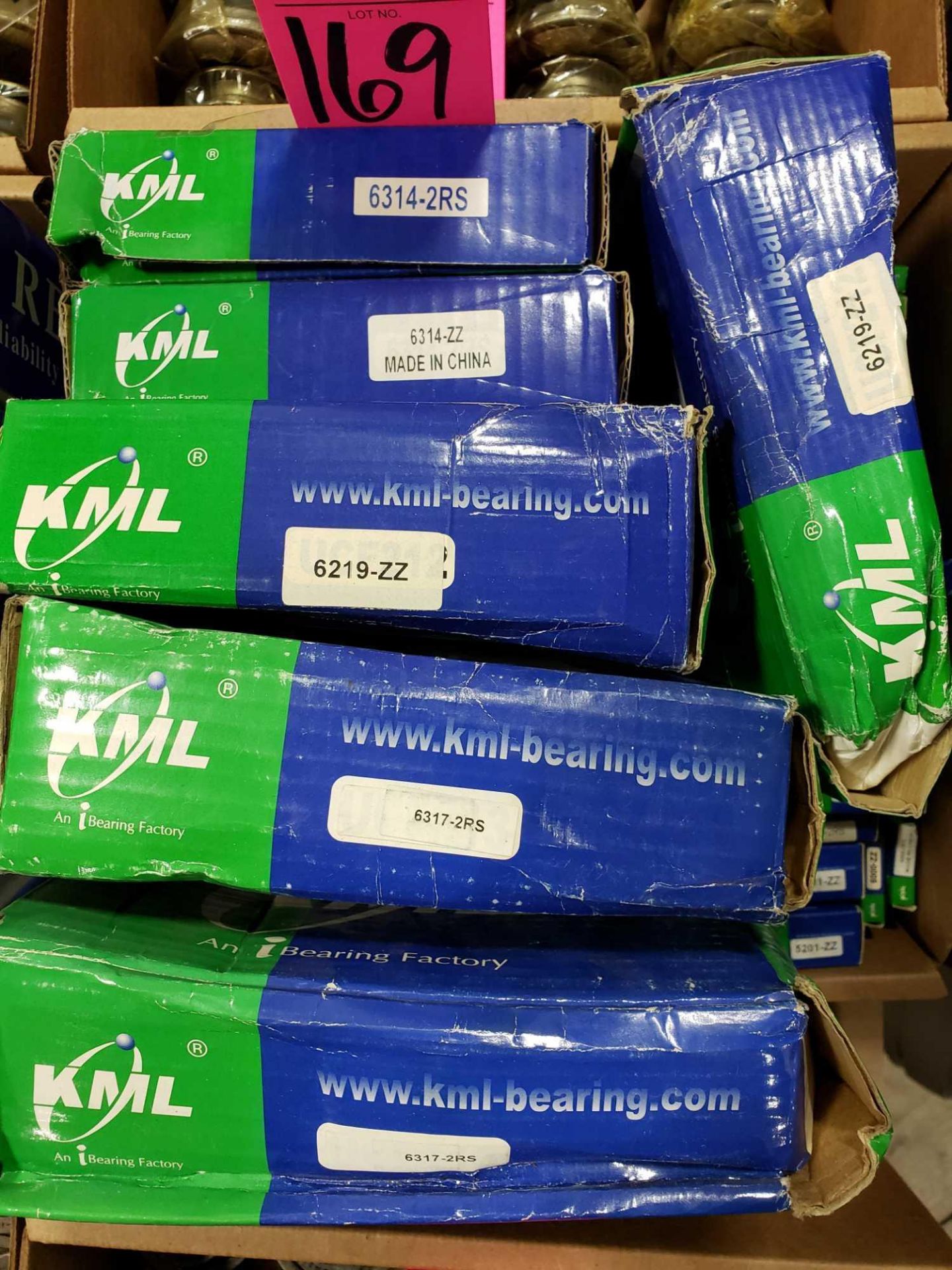 Qty 25 - Assorted KML bearings. New in box as pictured. - Image 2 of 3