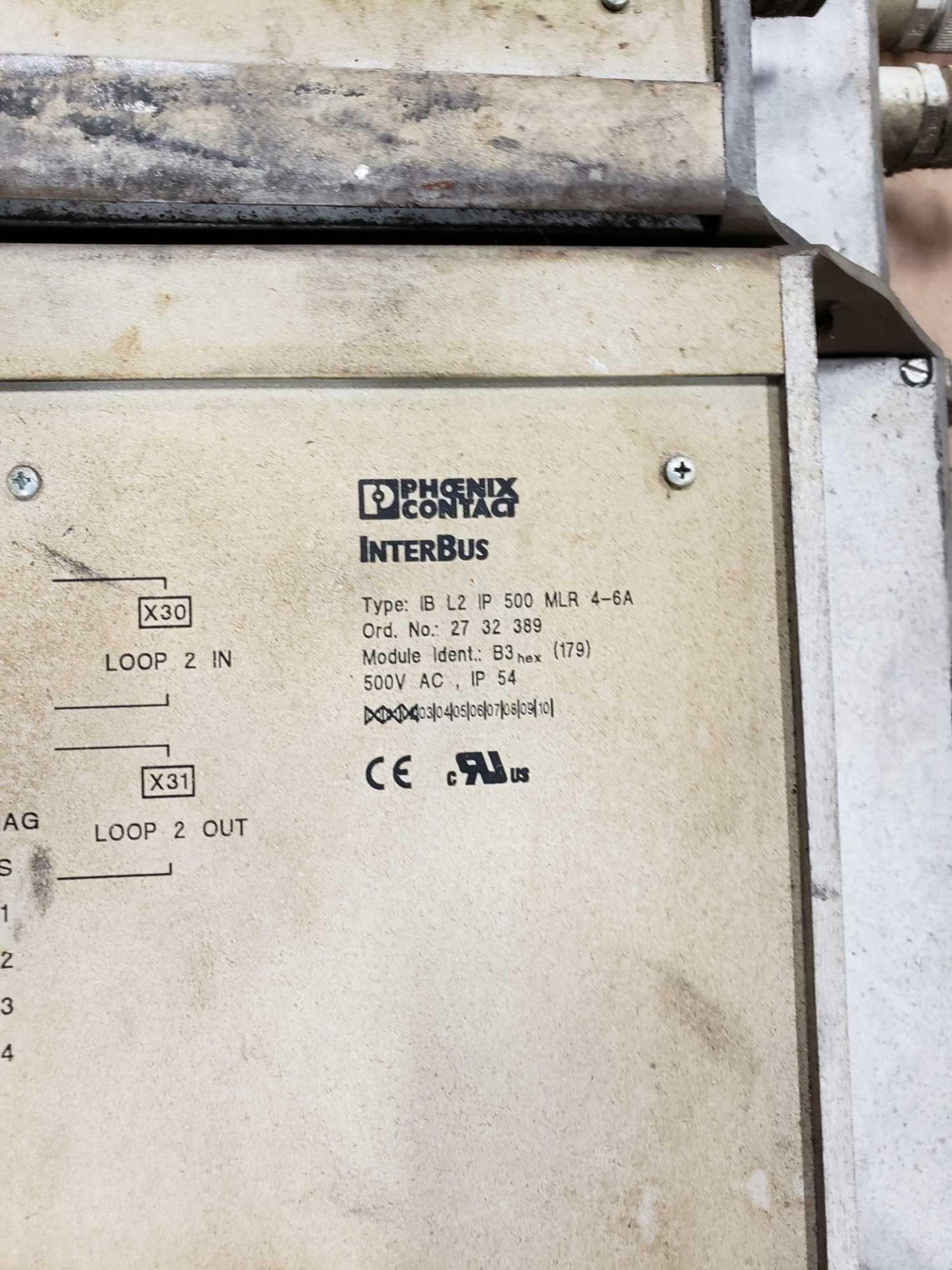 Qty 2 - Phoenix Contact Interbus IB-L2-IP-500-MLR-4-6A remote field controller. - Image 2 of 2