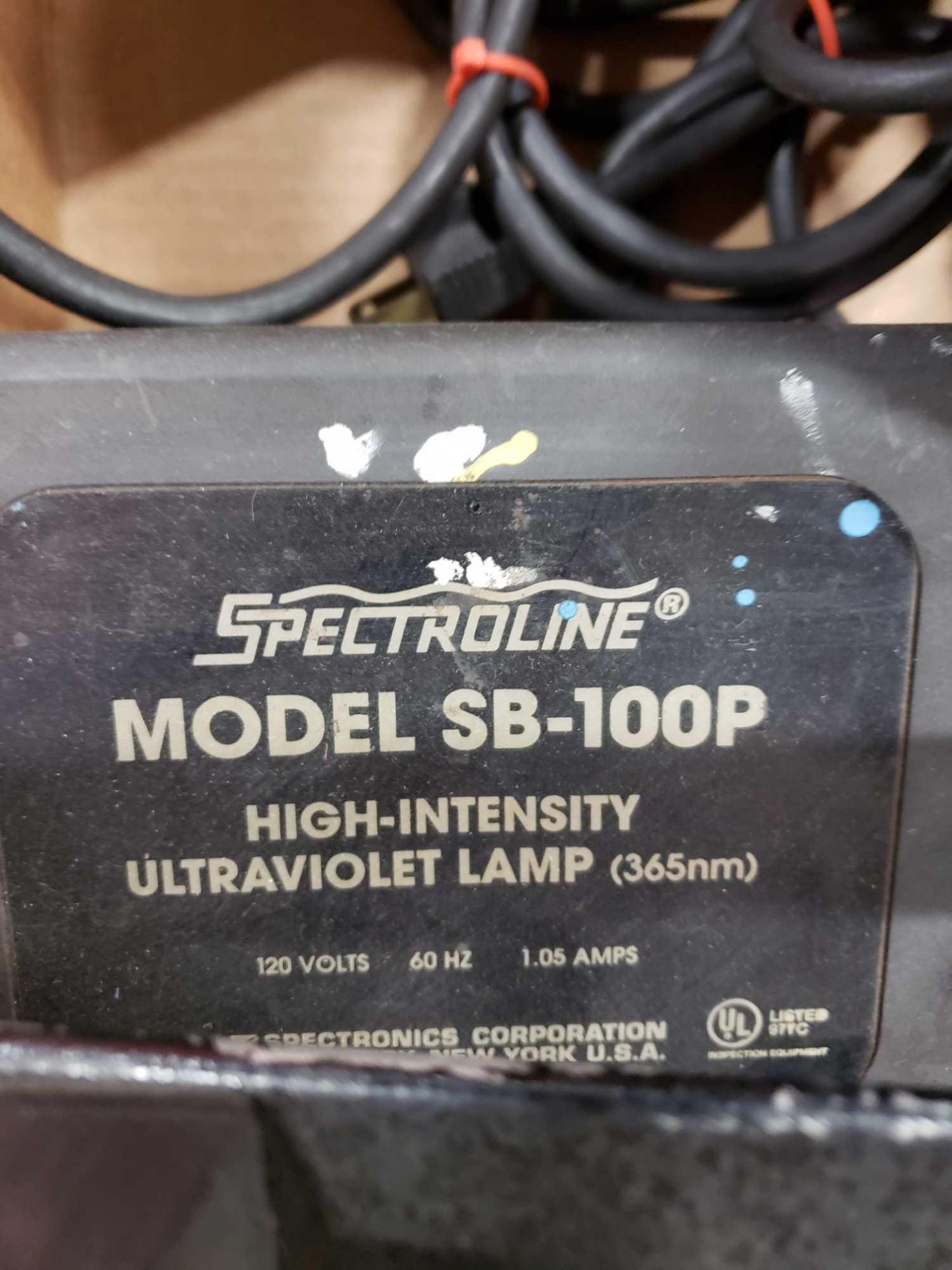 Spectroline model SB-100P high intensity Ultraviolet Lamp. - Image 2 of 2