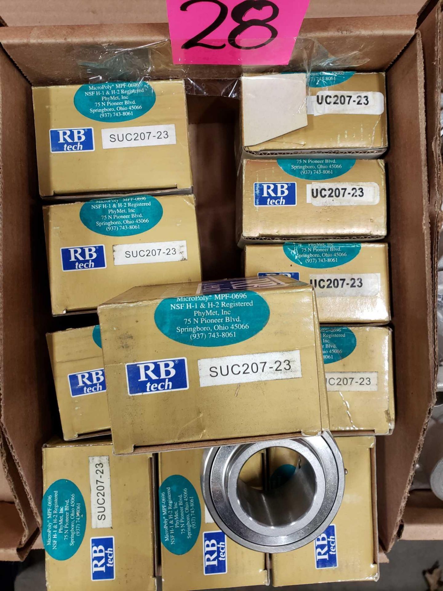 Qty 11 - Assorted RB Tech bearings. All new as pictured. - Image 2 of 2