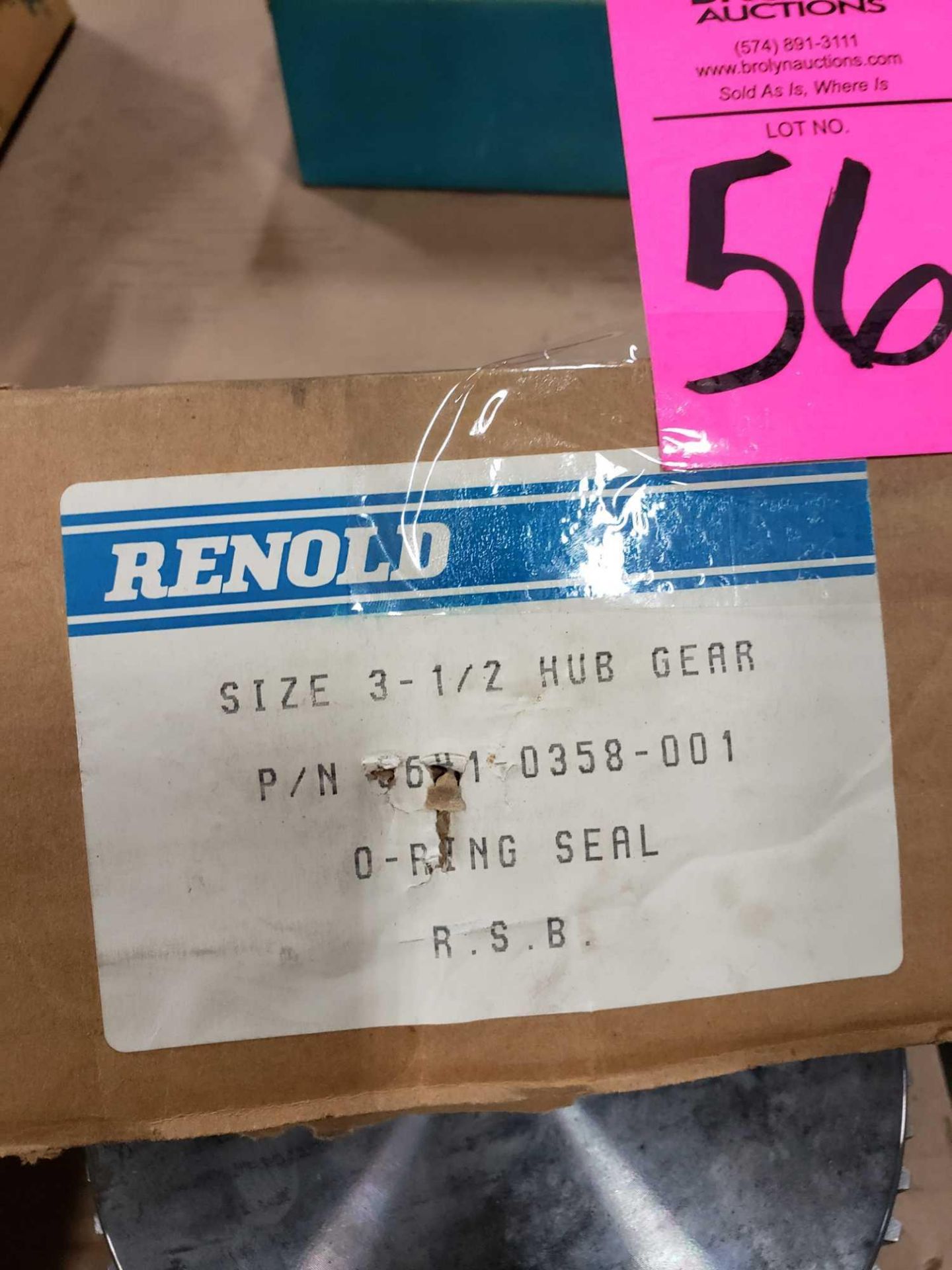 Renold hub gear 3 1/2 part number 6641-0358-001. New in box. - Image 2 of 2