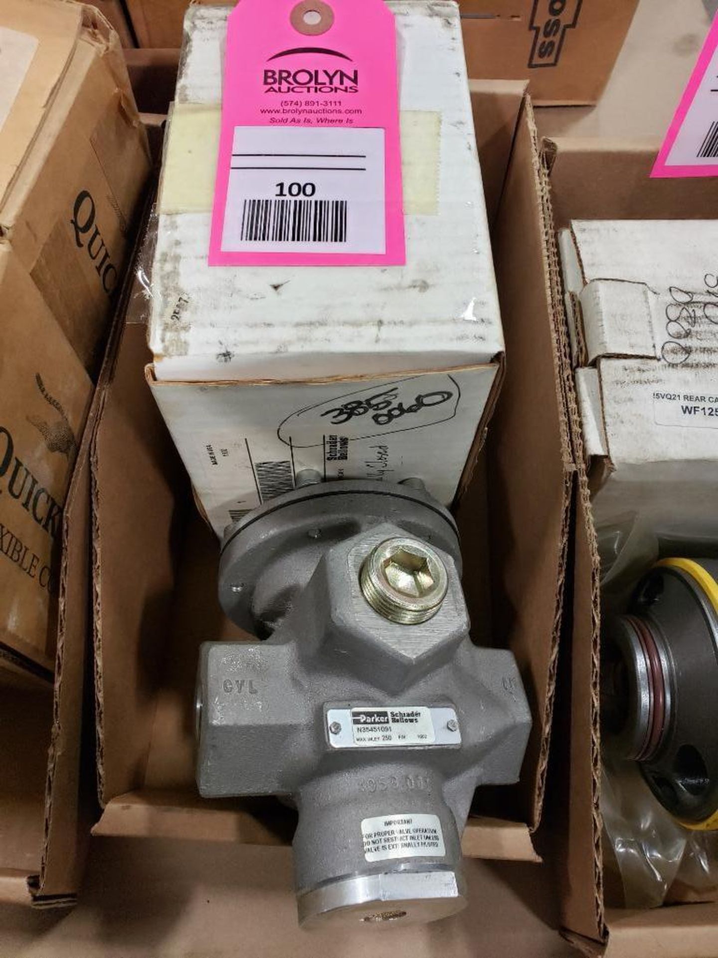 Parker inline valve. Model N35451091. New in box.