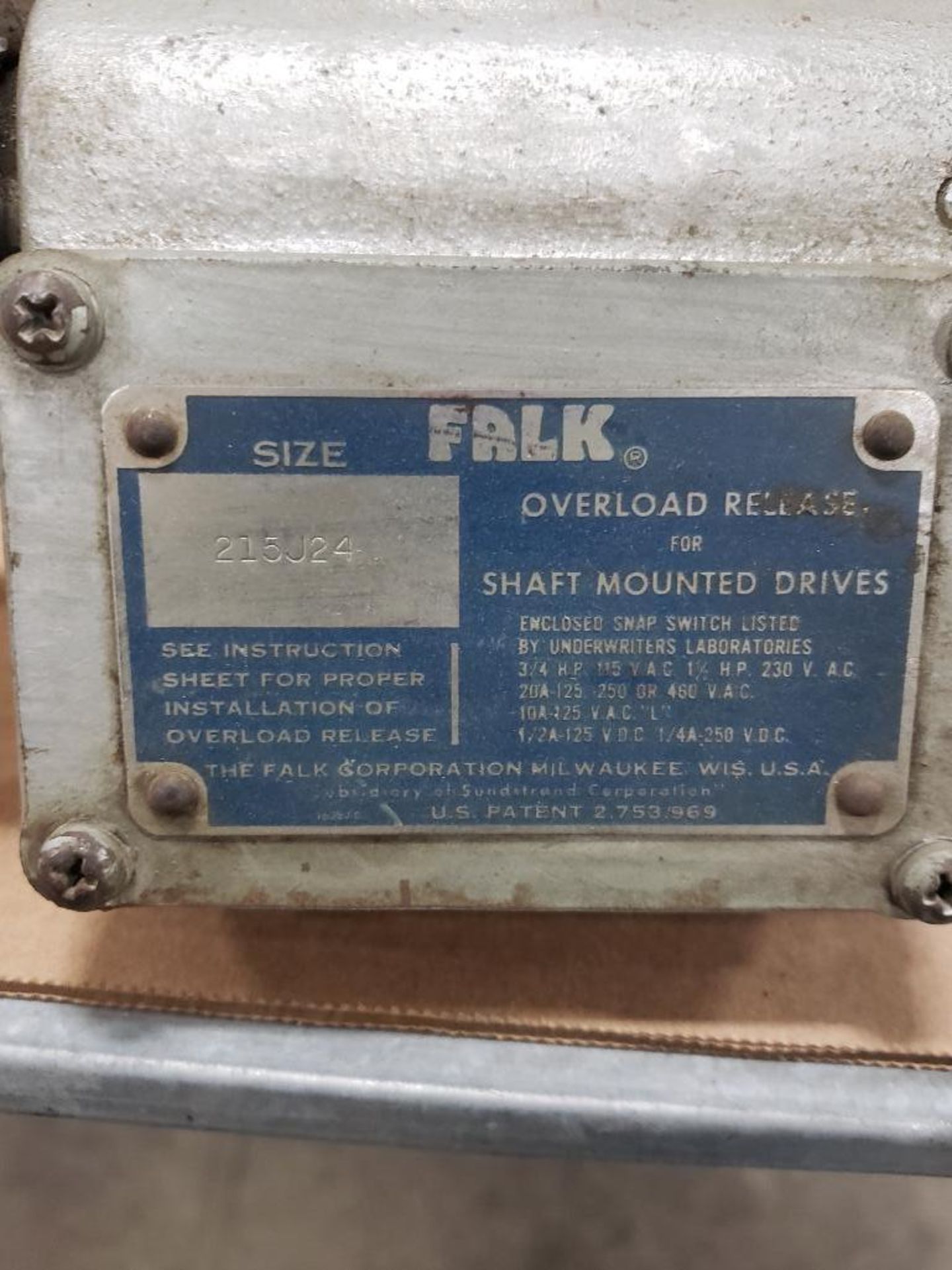 Falk shaft mounted drive size 2151J24. - Image 2 of 2