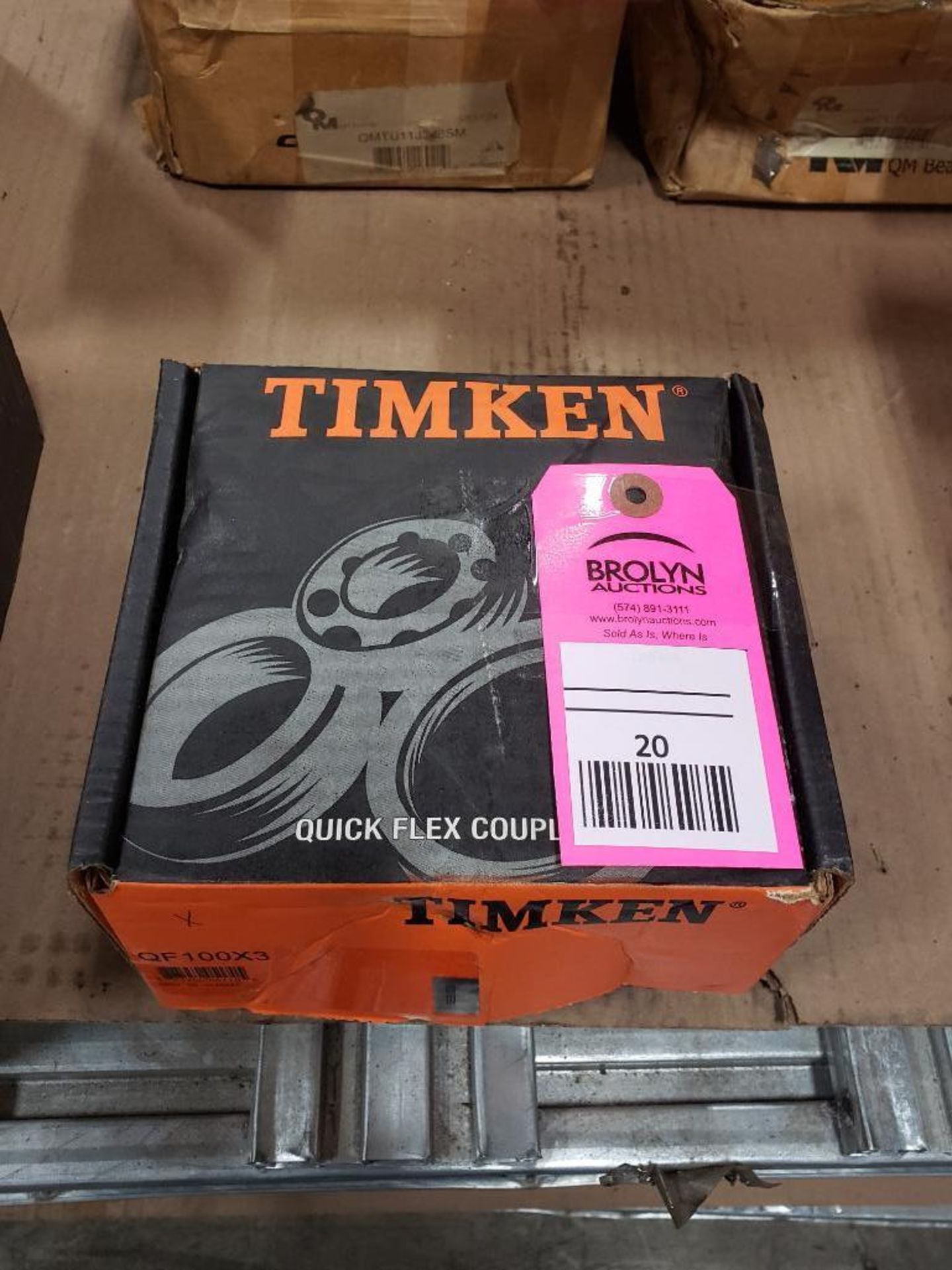 Timken model QF100X3. New in box.