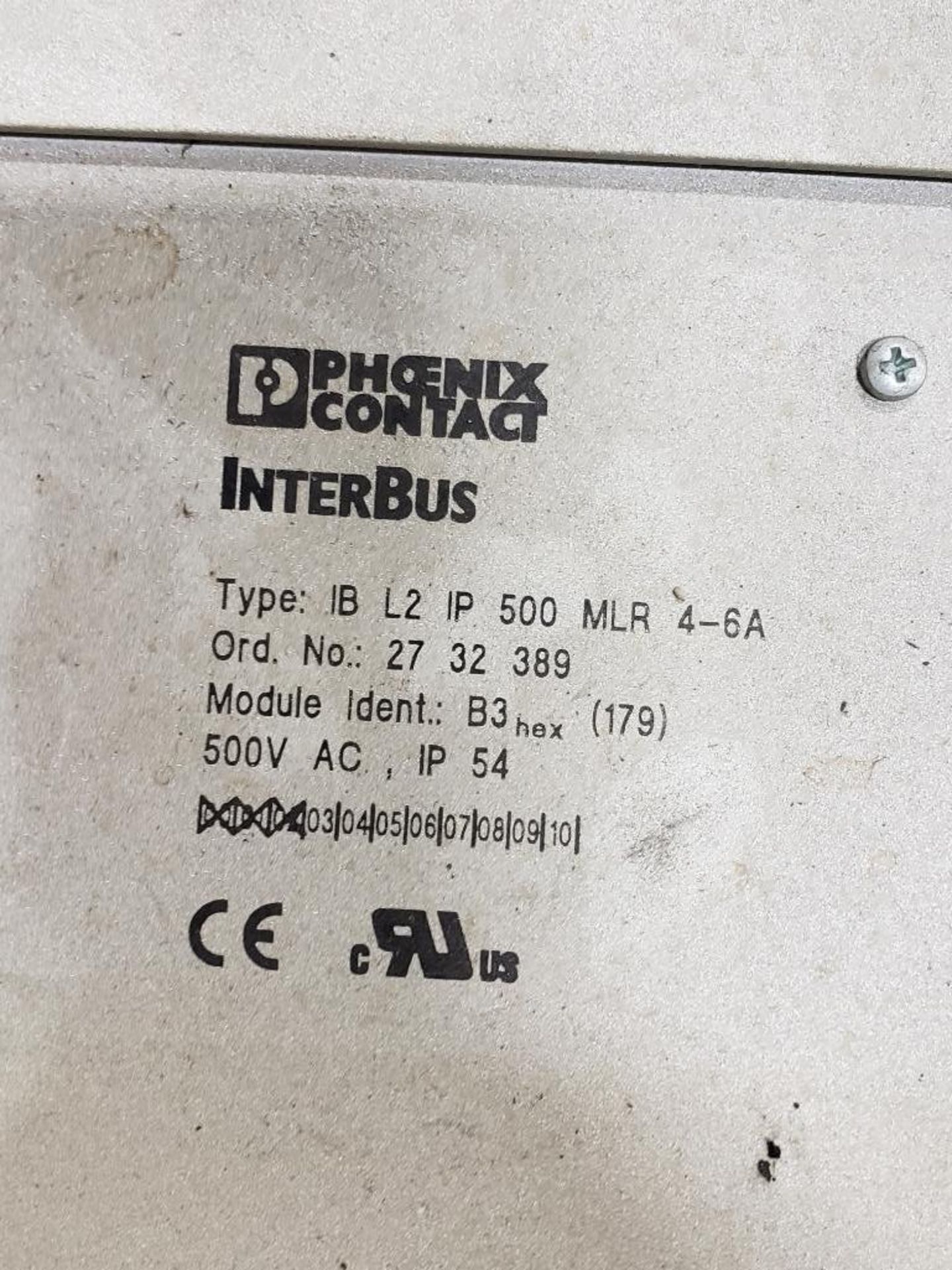 Qty 2 - Phoenix Contact Interbus Model IB-L2-IP-500-MLR-4-6A controller. - Image 2 of 2