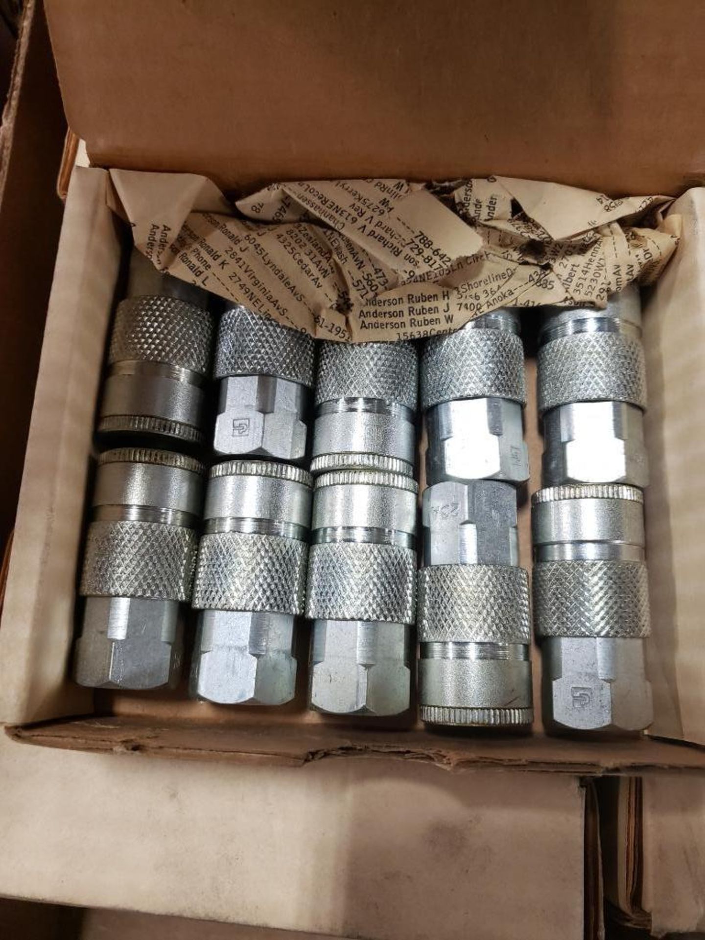 Qty 120 (12 boxes of 10) - Parker couplings model 23A. New in box. - Image 3 of 3