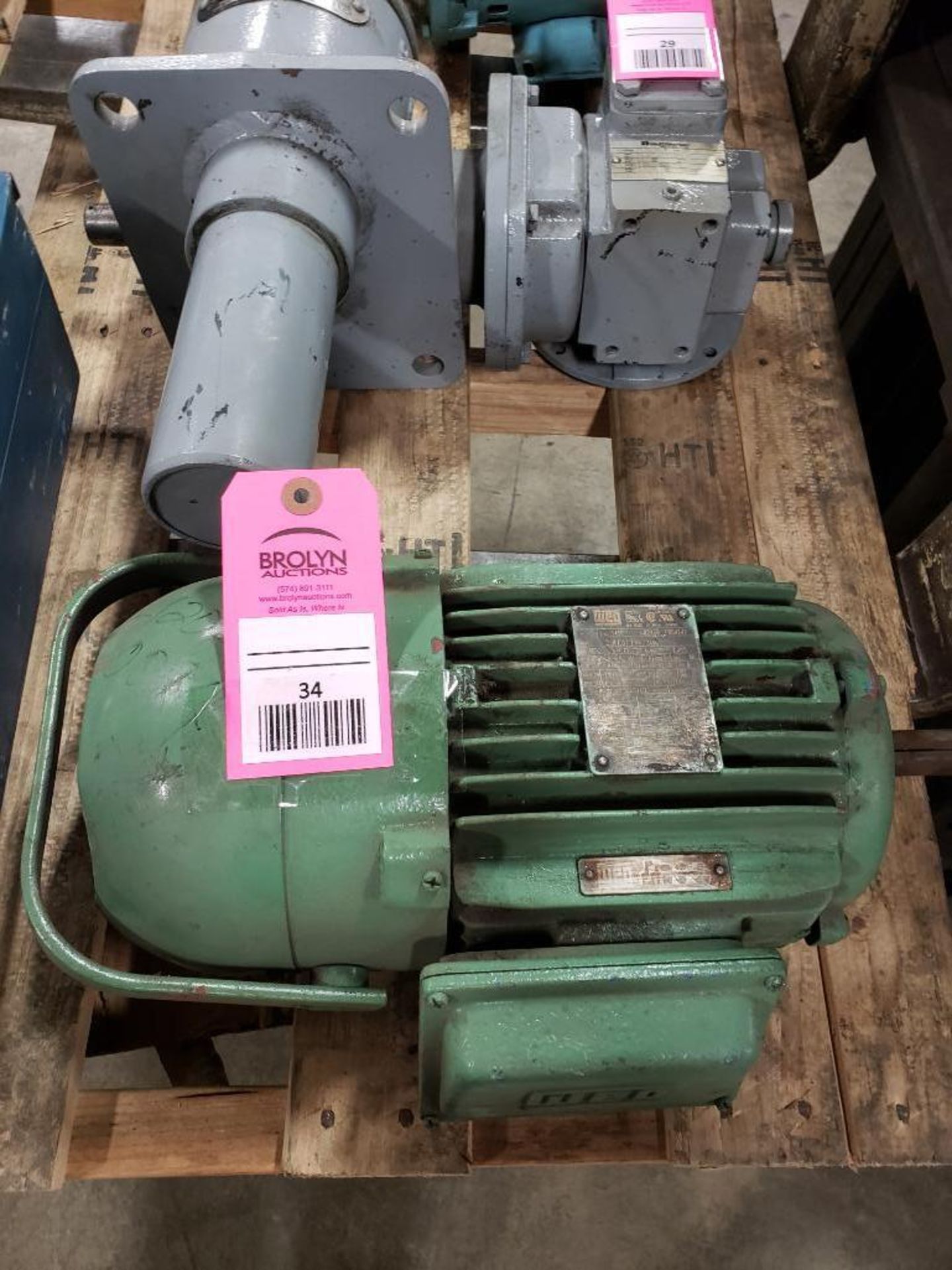 2hp WEG motor, 3 phase, 3480rpm, 208-230/460v. - Image 4 of 4