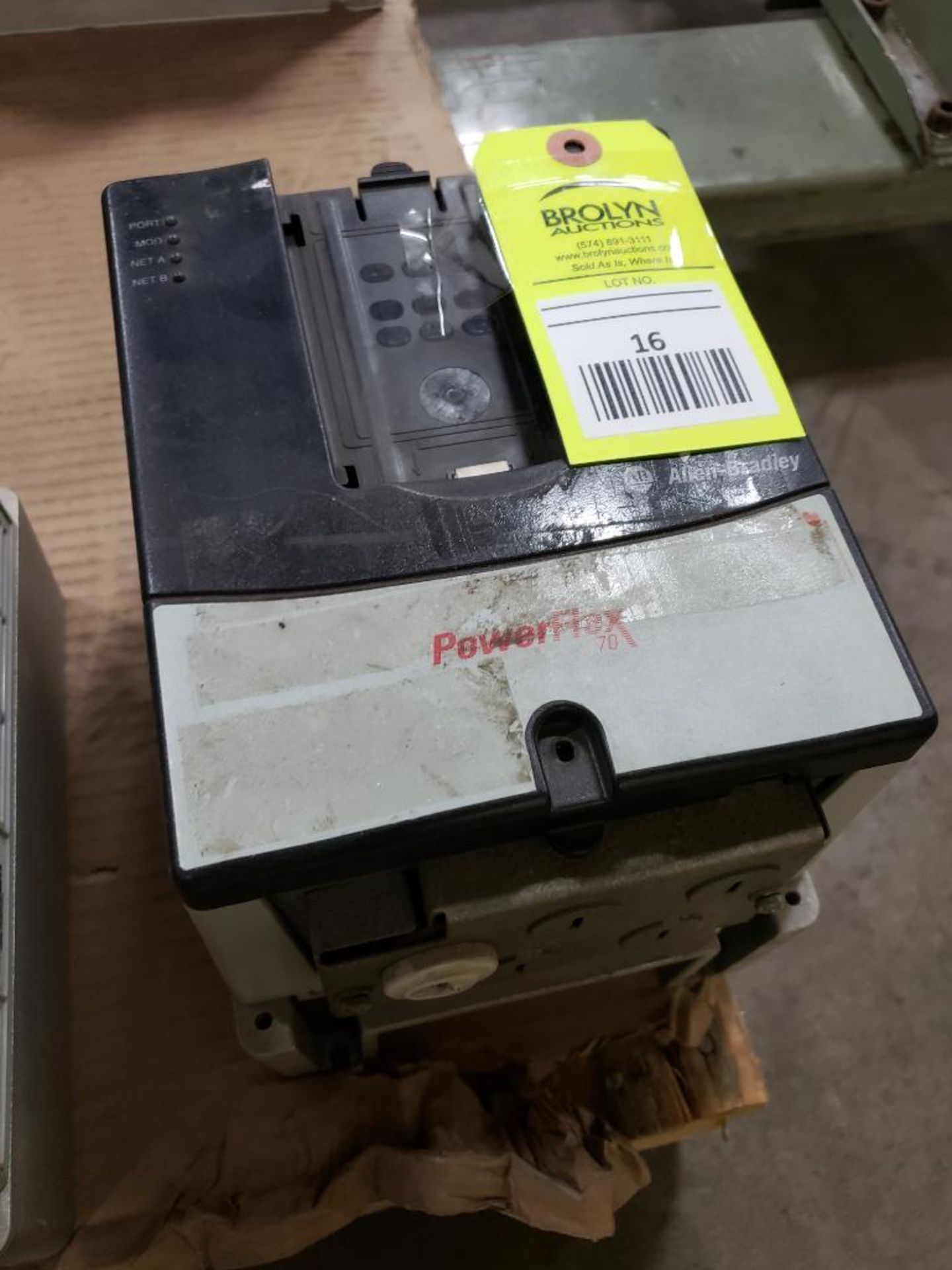 Allen Bradley Powerflex 70 drive. Catalog number 20A-D-5P0A0-AYNANC0. .