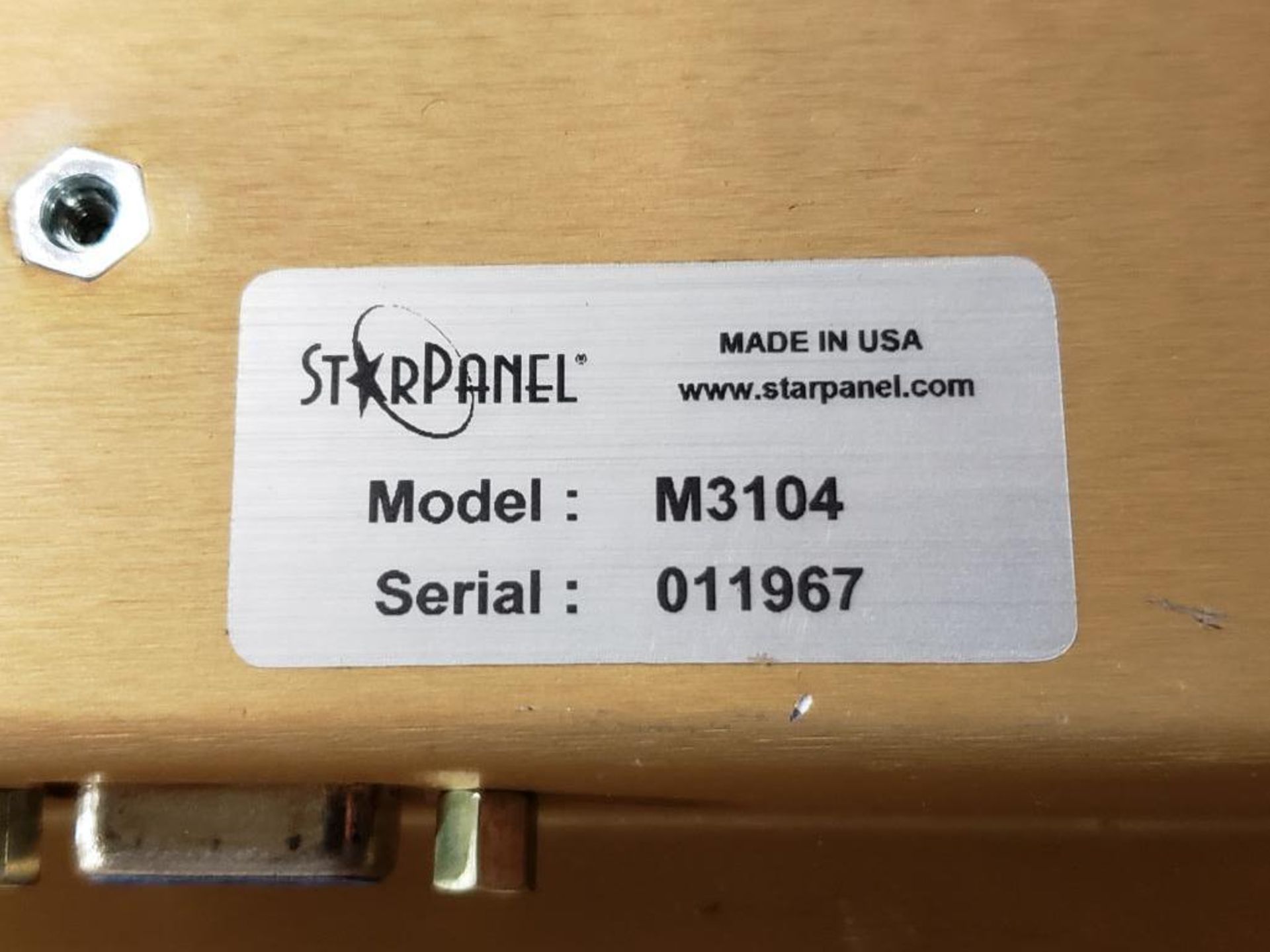 Starpanel user interface panel model M3104. - Image 2 of 2