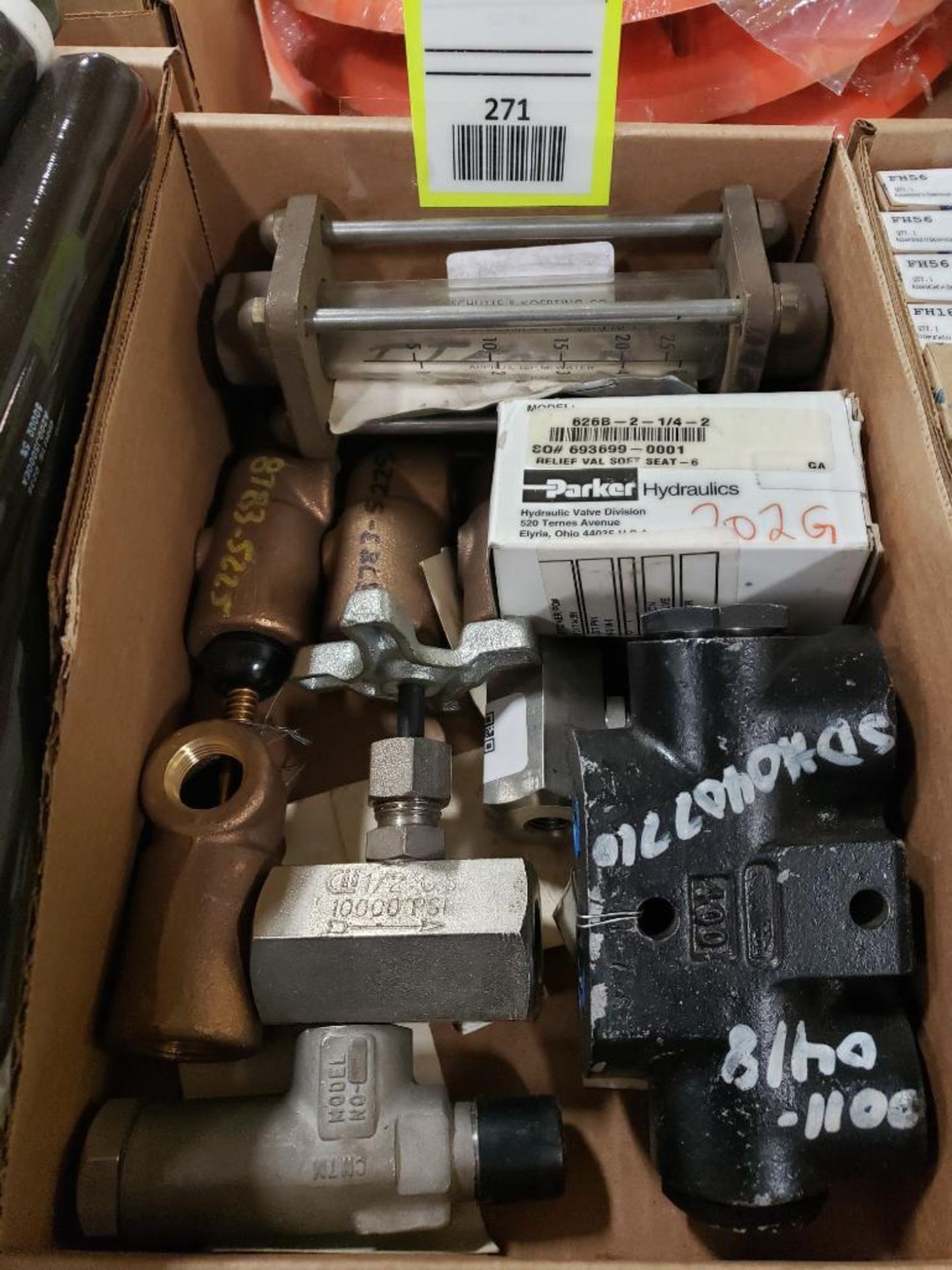 Lot of assorted hydraulic valves. Appear new as pictured. - Image 2 of 2