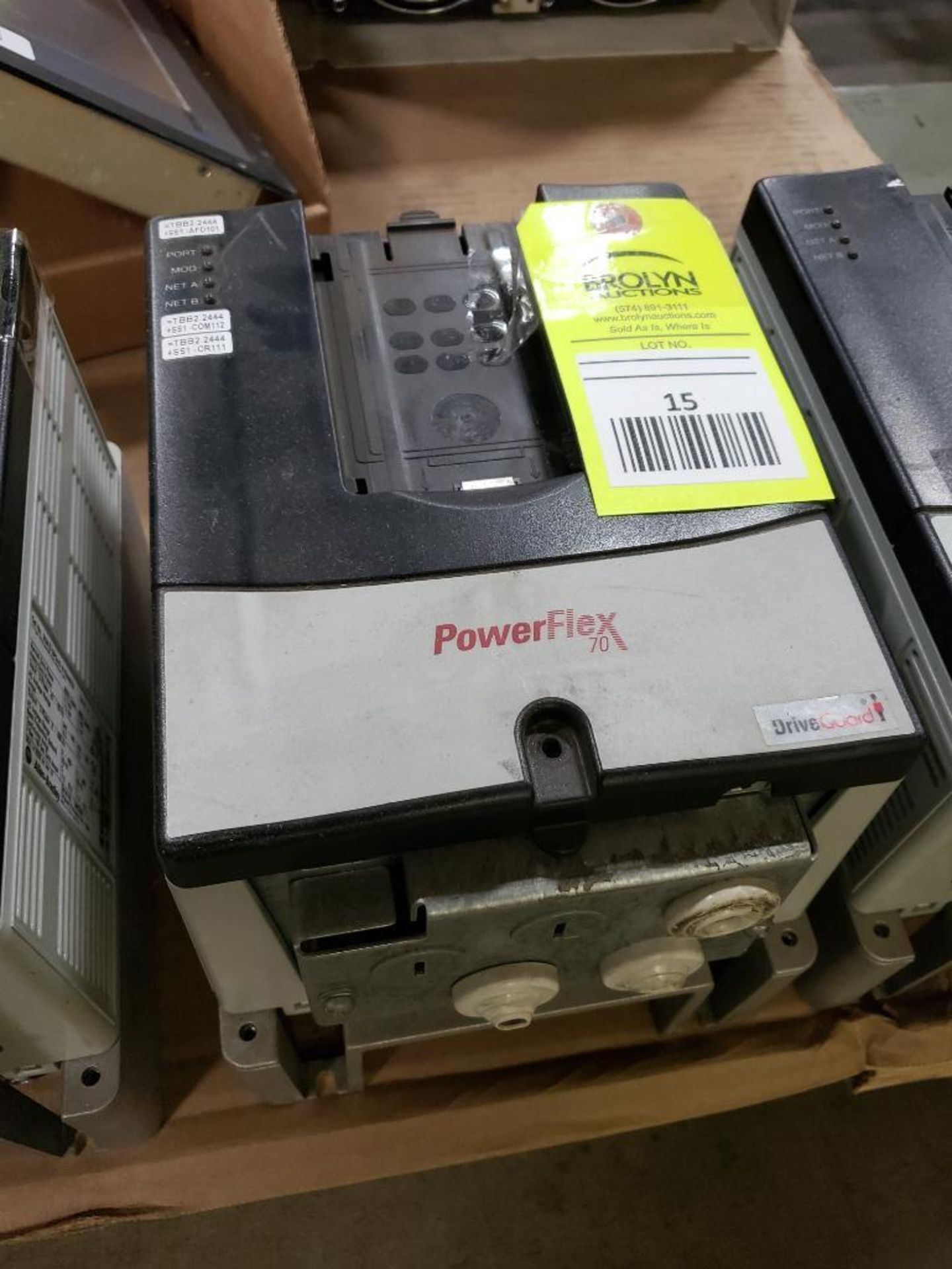 Allen Bradley Powerflex 70 drive. Catalog number 20A-D-5P0A0-AYNANC0. . - Image 2 of 2