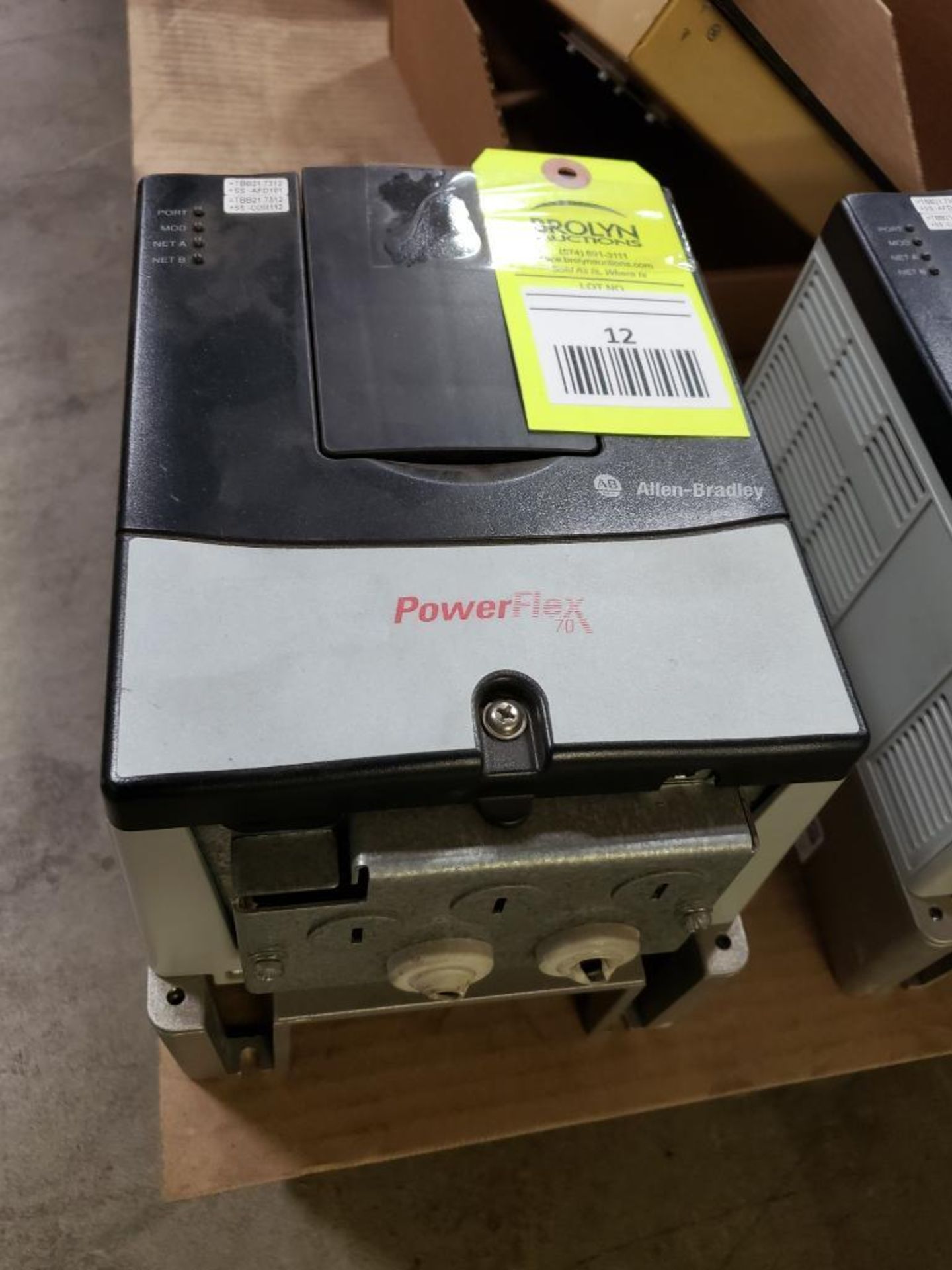 Allen Bradley Powerflex 70 drive. Catalog number 20A-D-5P0A0-AYNANC0. .