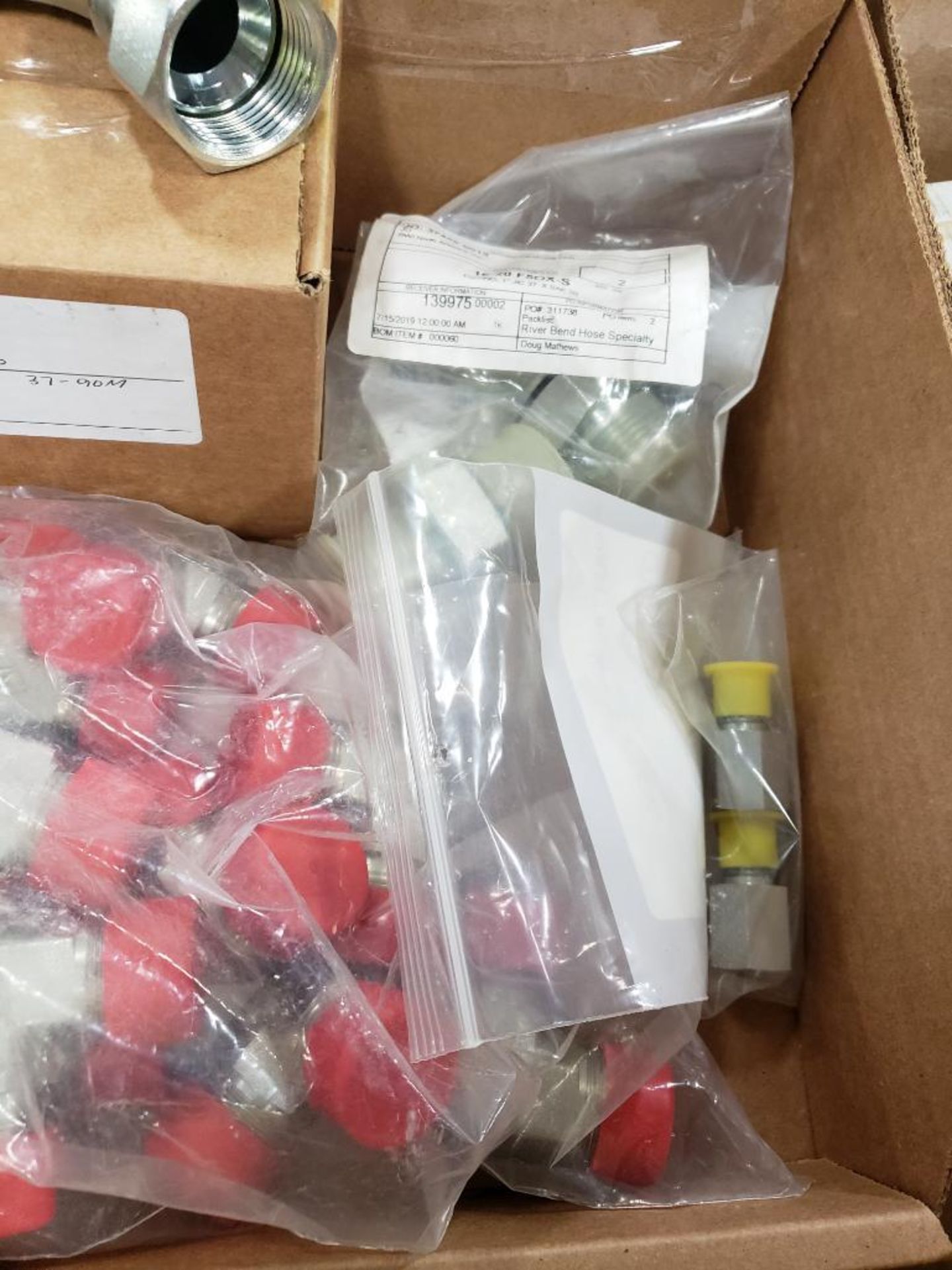Large assortment of hydraulic fittings. New. - Image 2 of 2