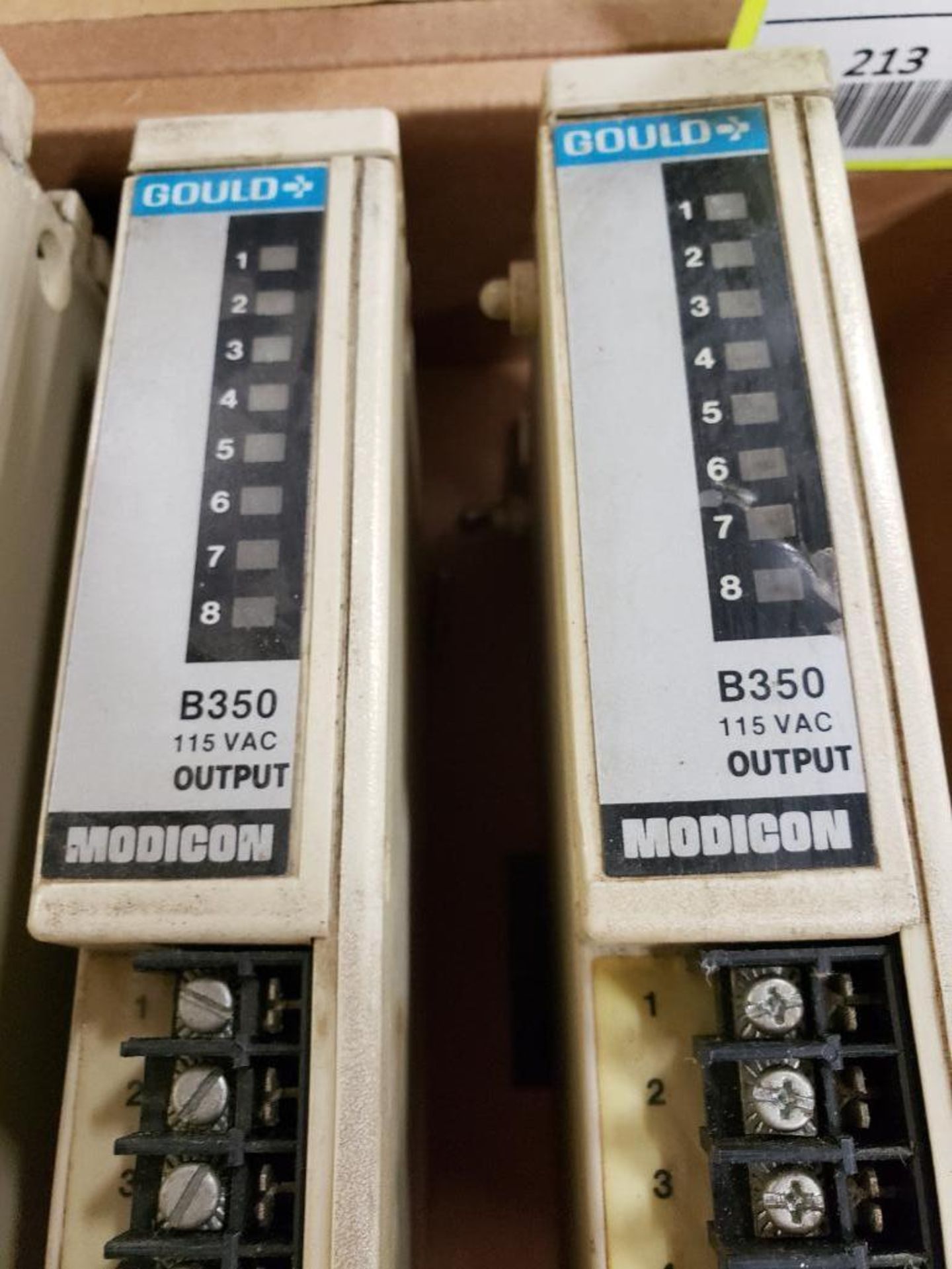 Qty 4 - Gould Modicon model B350 input. - Image 2 of 2
