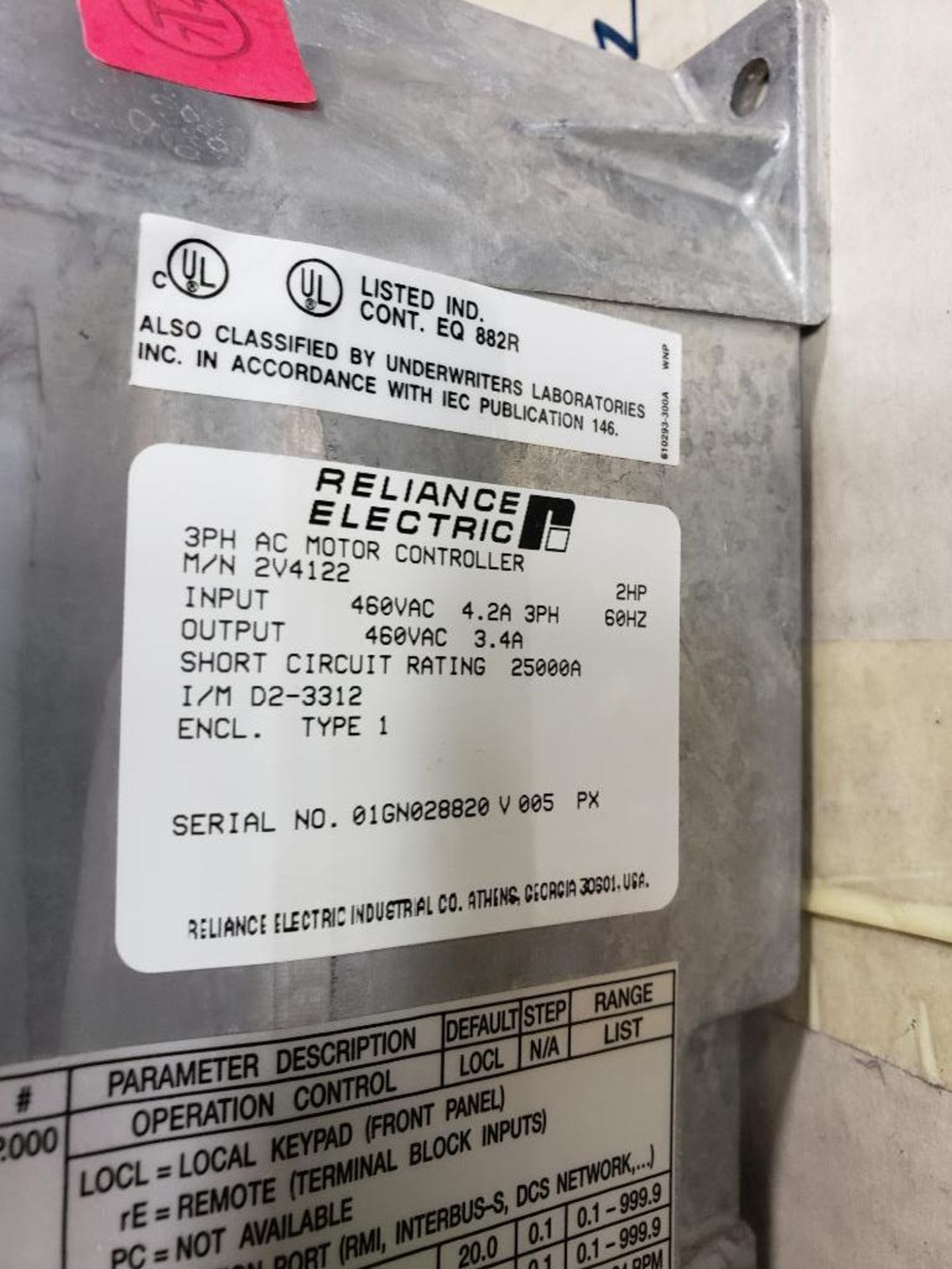 Reliance Electric VS drive. GV3000, part number 2V4122. New in box. - Image 4 of 5