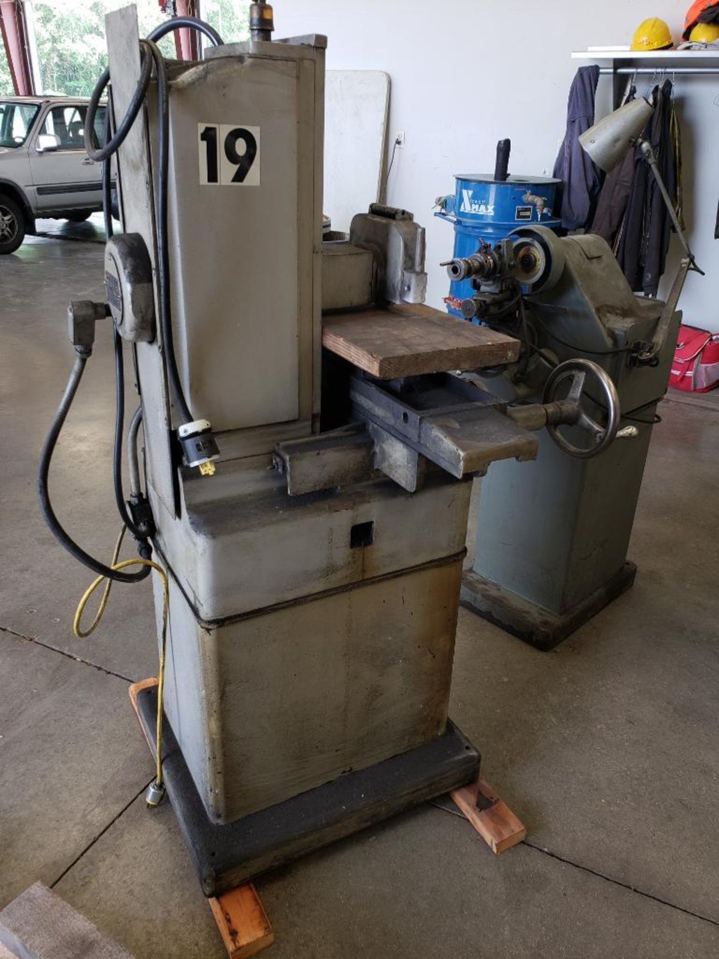 Covel model 7B surface grinder. Includes Walker Ceramax chuck. Approx 6x12". 3 phase power. - Image 6 of 13