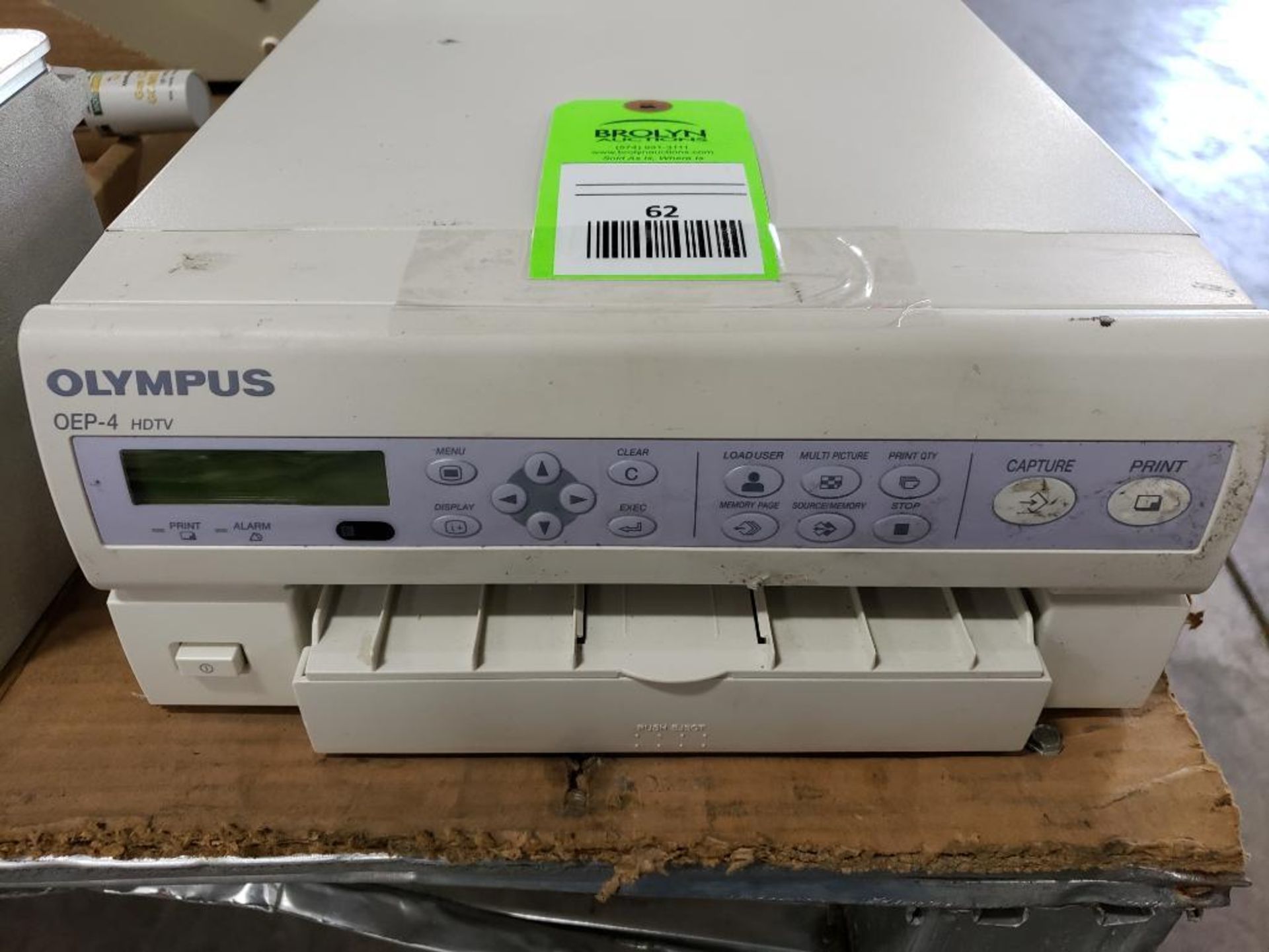 Olympus model OEP-4 HDTV color video printer. - Image 3 of 3