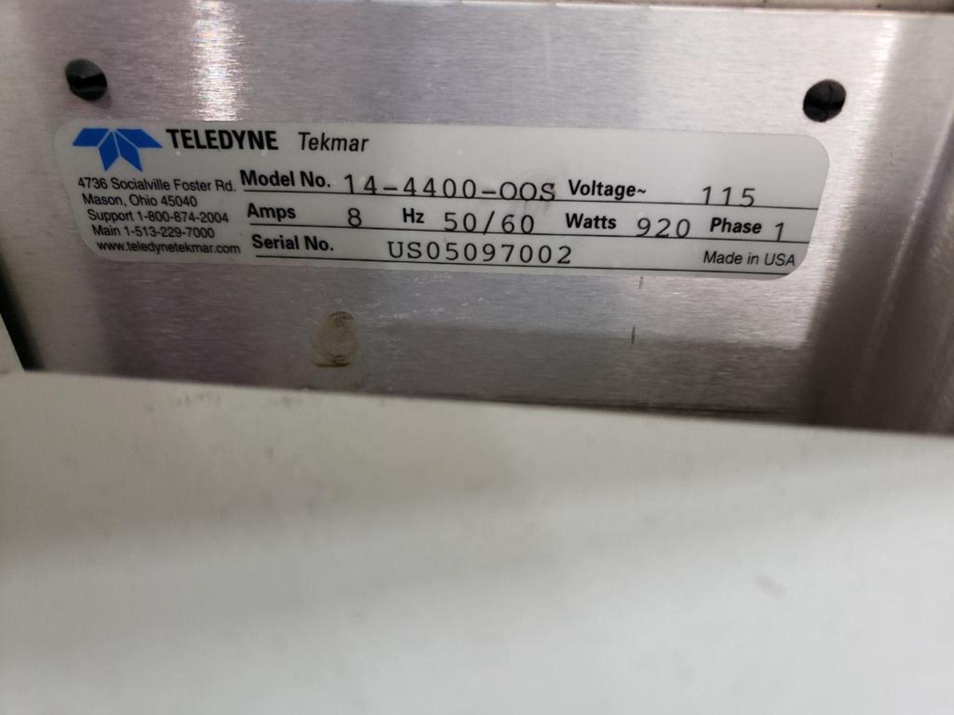 Teledyne Tekmar headspace autosampler. Model 7000. - Image 5 of 7