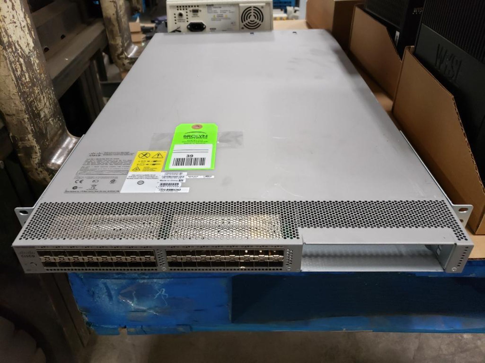 Cisco Nexus switch. Model 5548P.