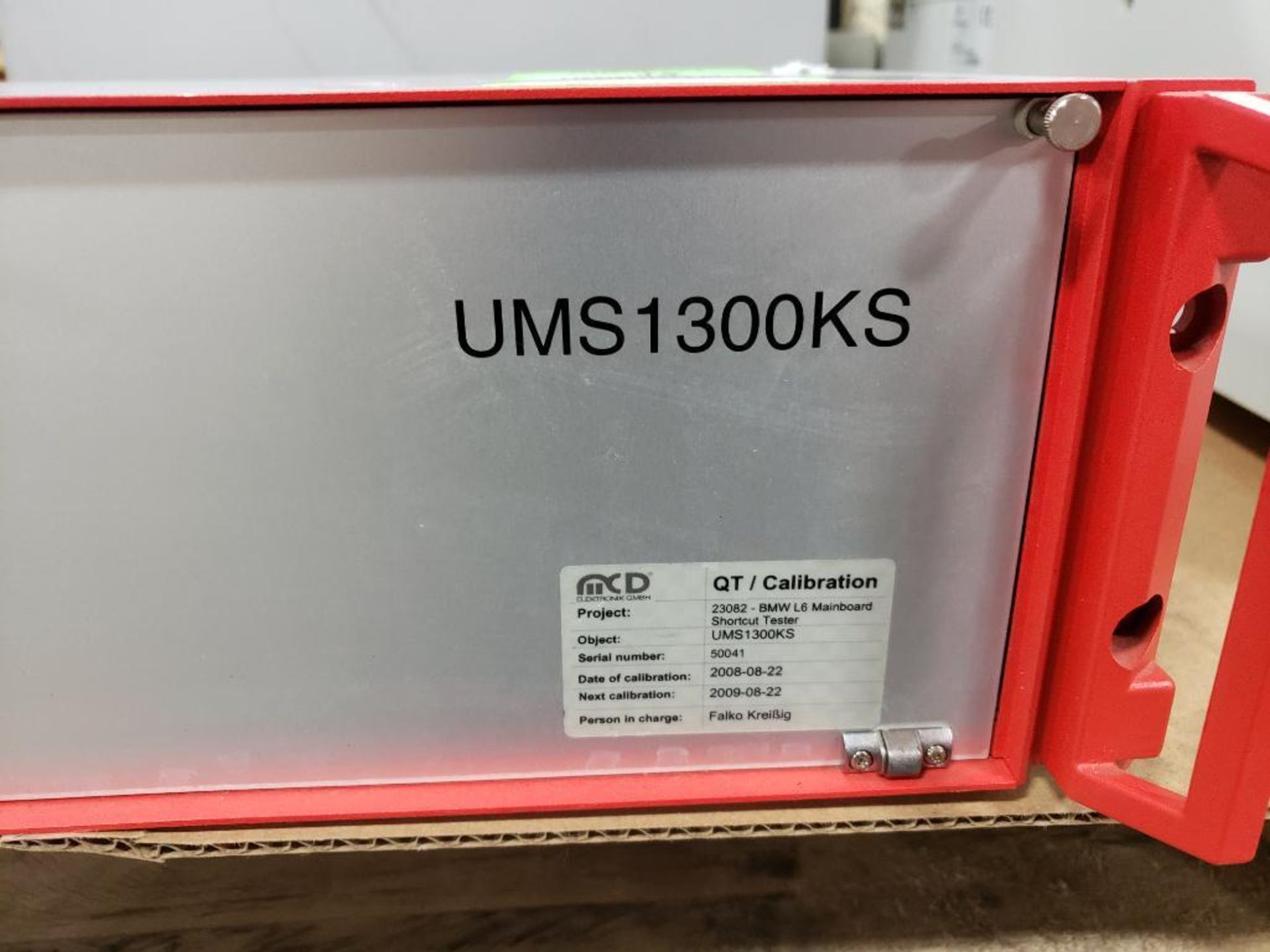 MCD electronik gmbh model UMS1300KS. - Image 3 of 6