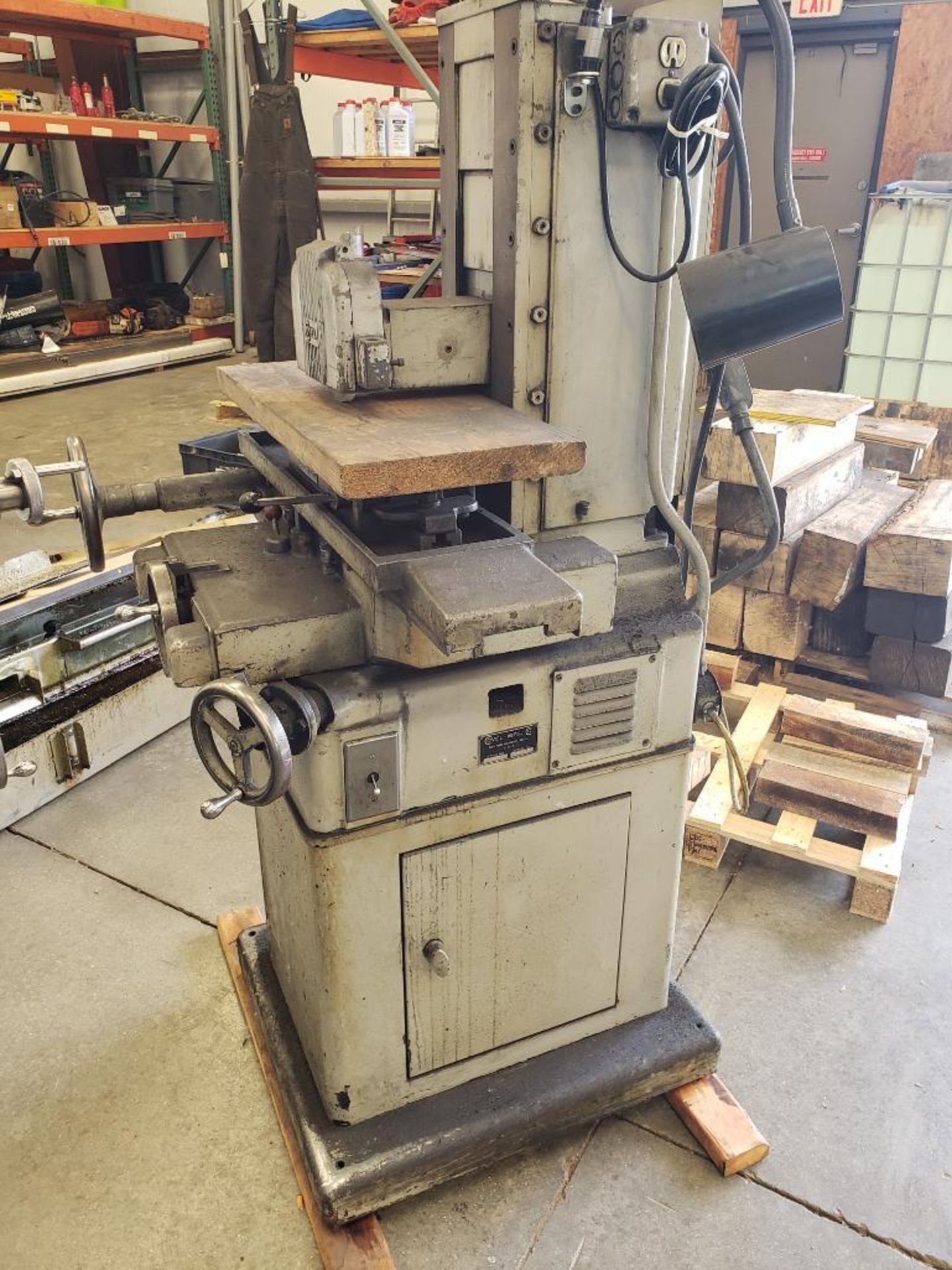 Covel model 7B surface grinder. Includes Walker Ceramax chuck. Approx 6x12". 3 phase power. - Image 2 of 13