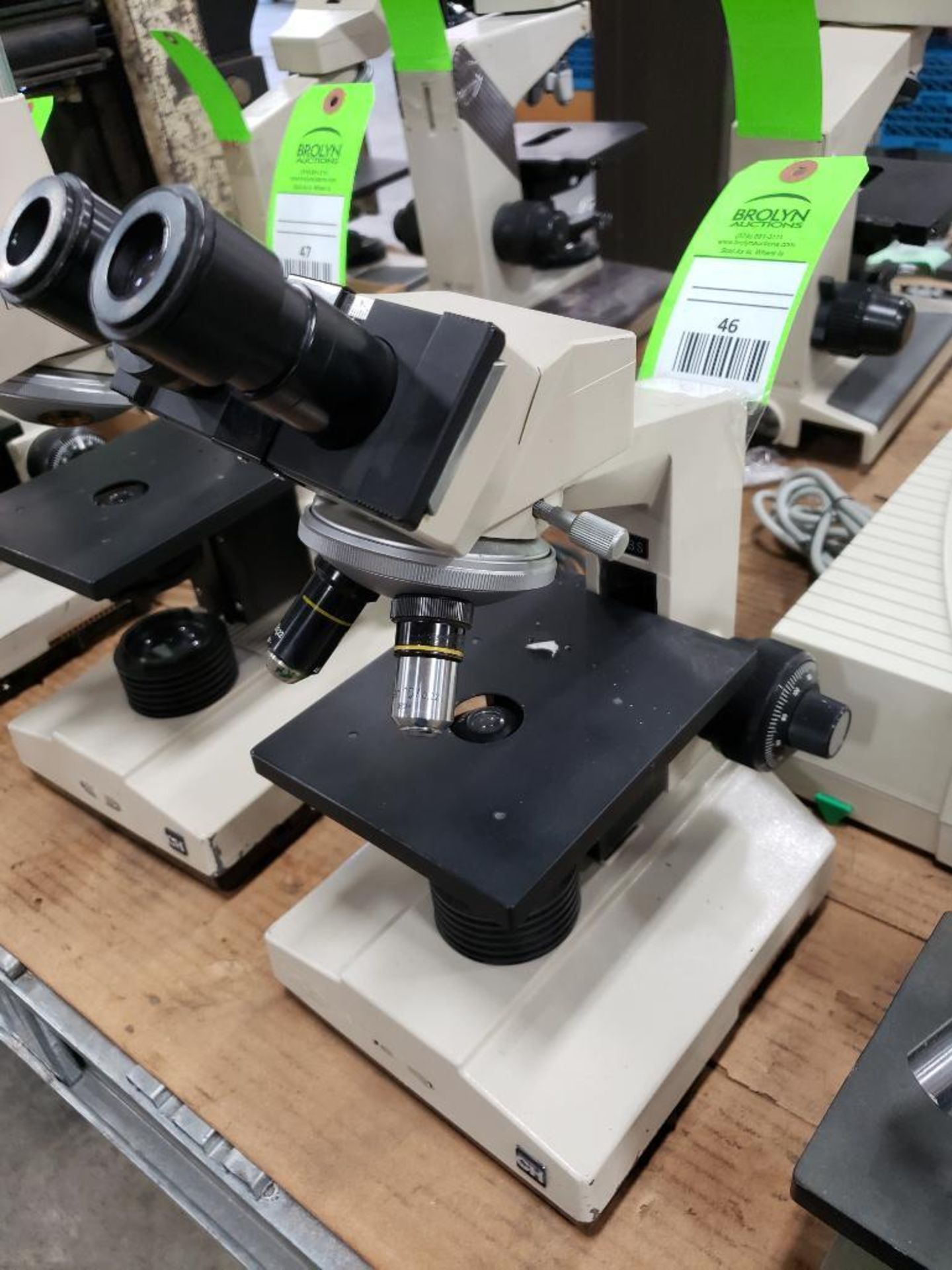 Olympus CH microscope.