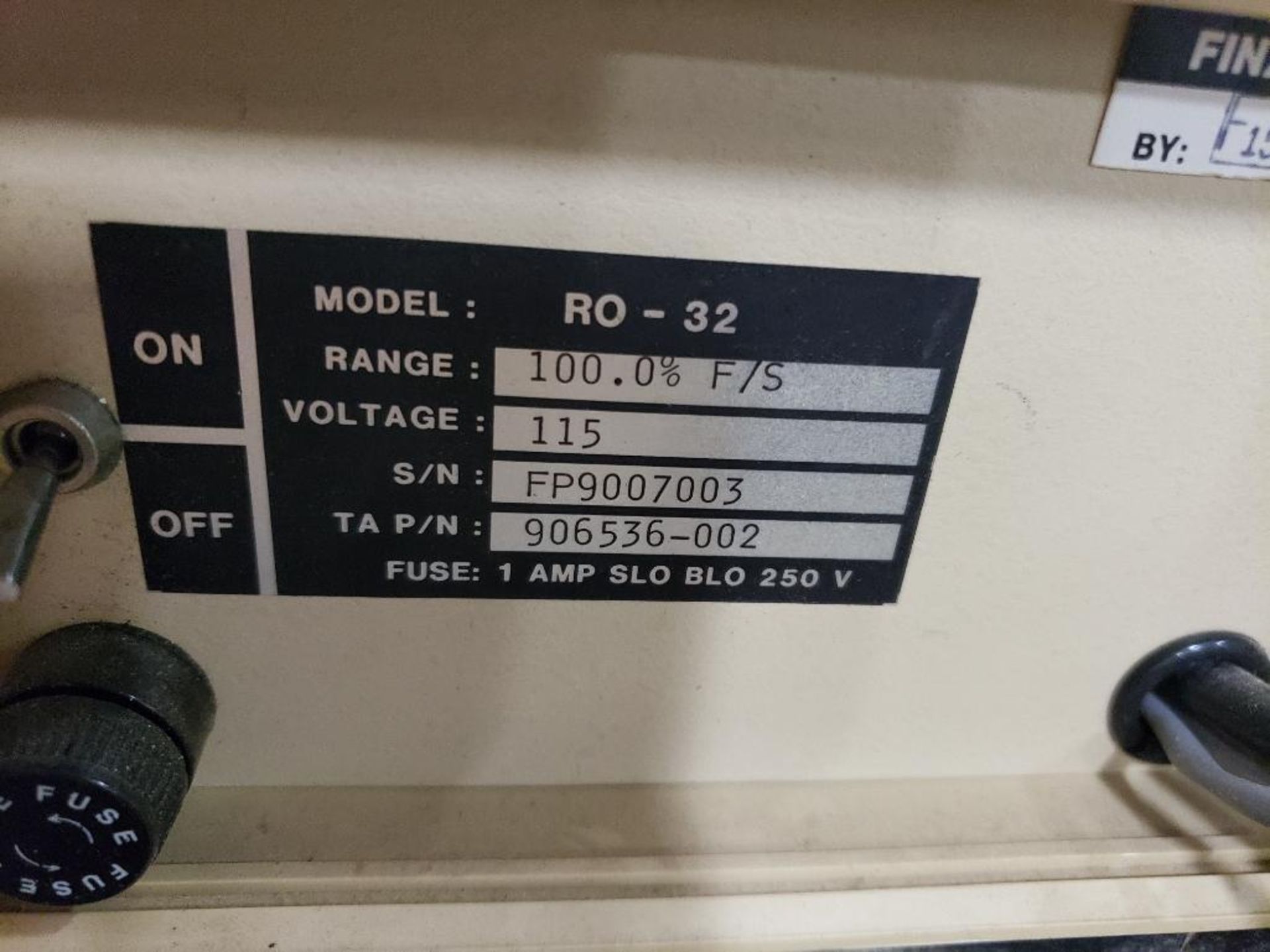 Tylan model RO-32 tester. - Image 3 of 3